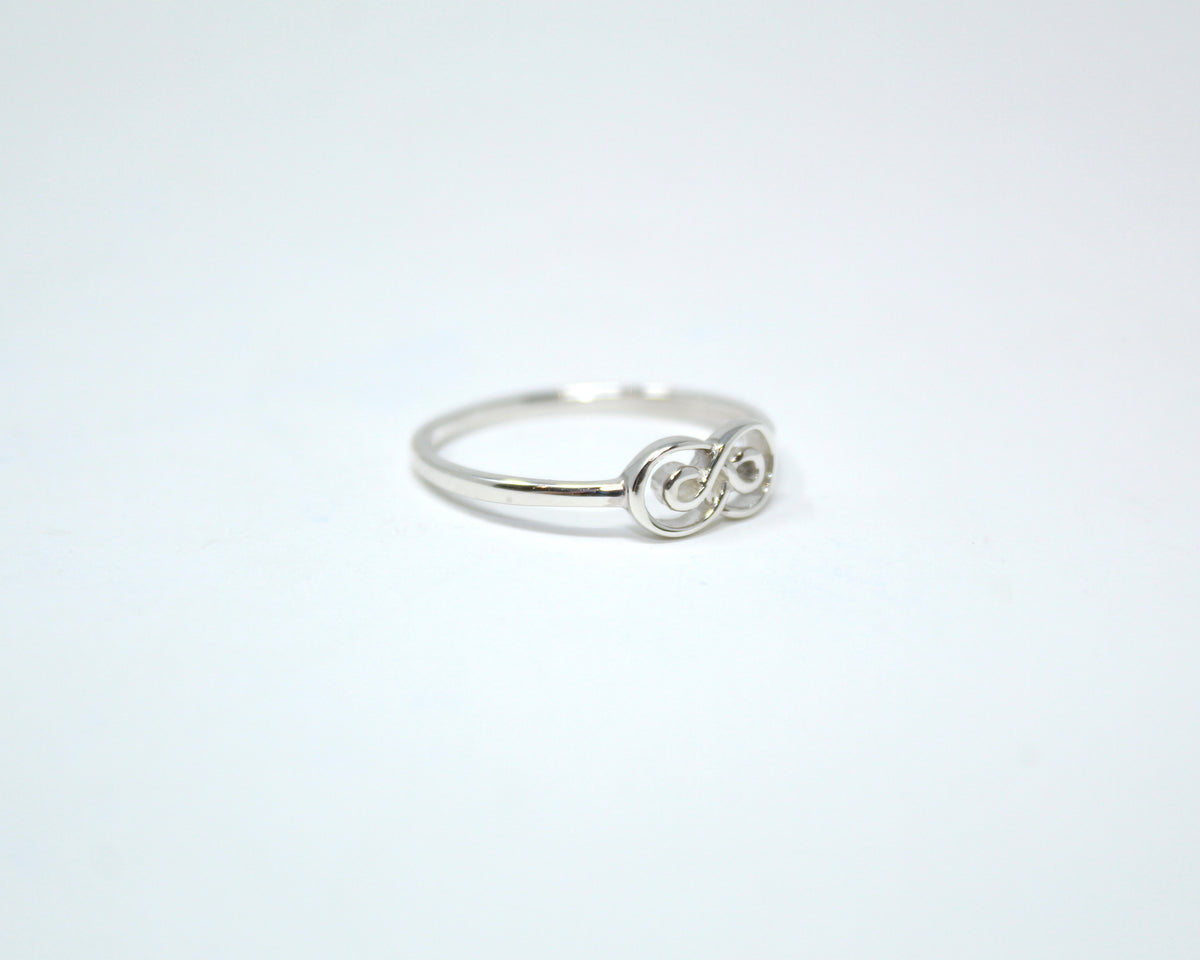 Infini, bague argent sterling.