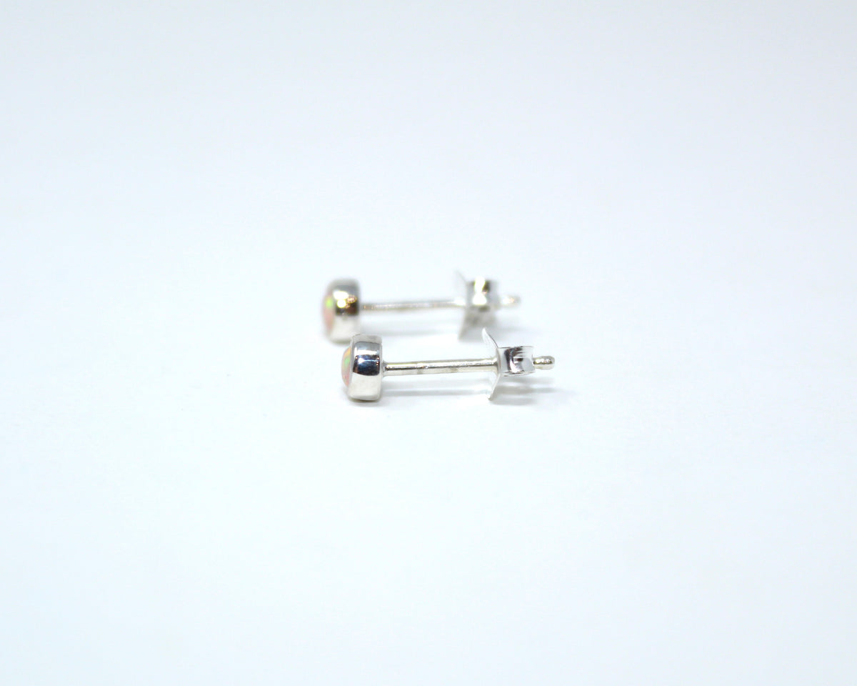 OPALE, boucle d'oreille argent sterling et opale.