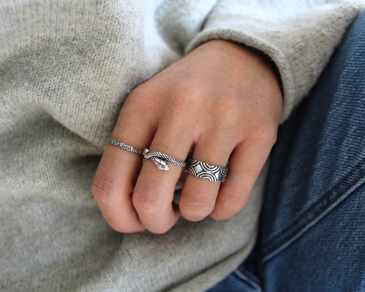 KOSAM, bague argent sterling.