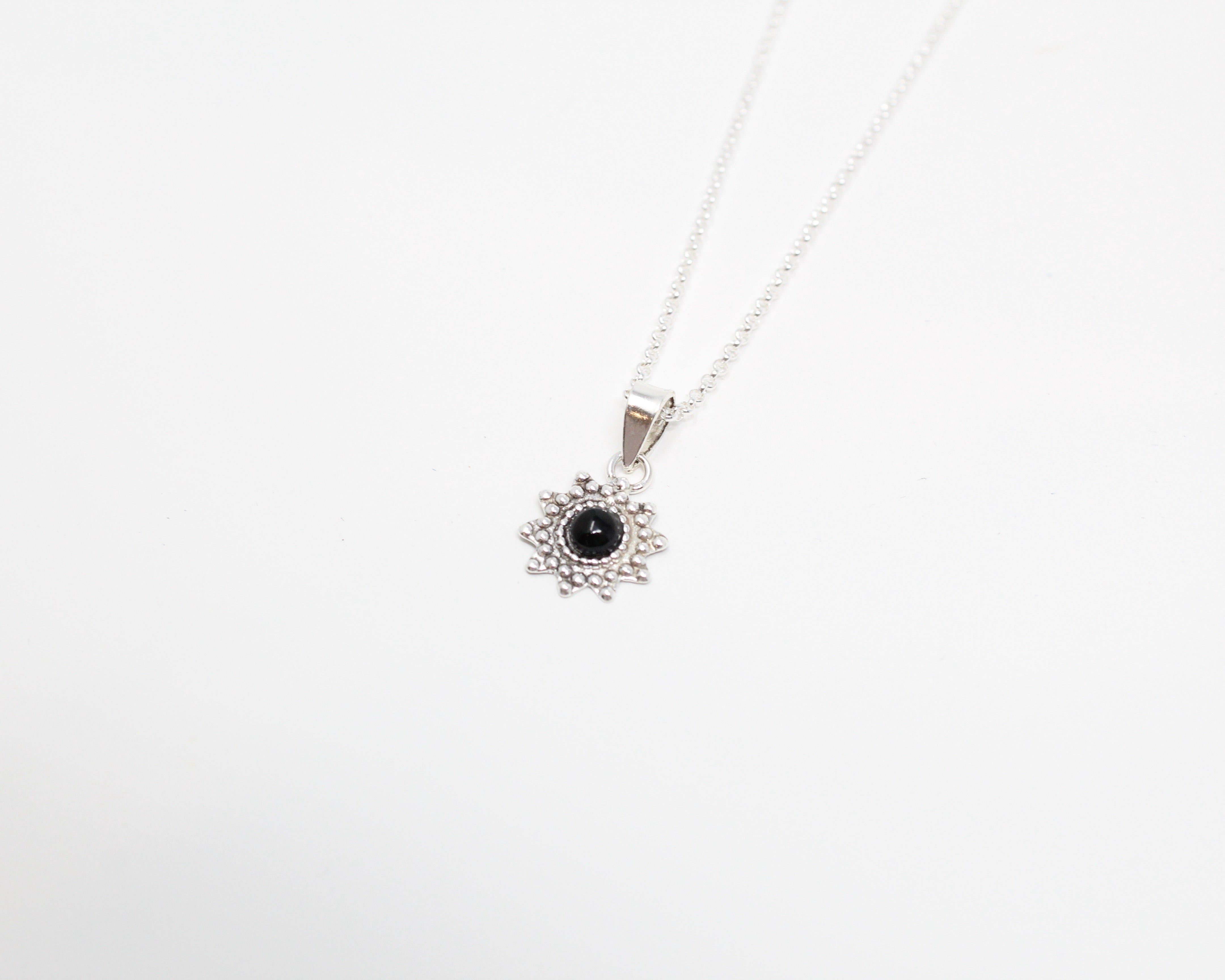 SOLEIL, collier argent sterling.