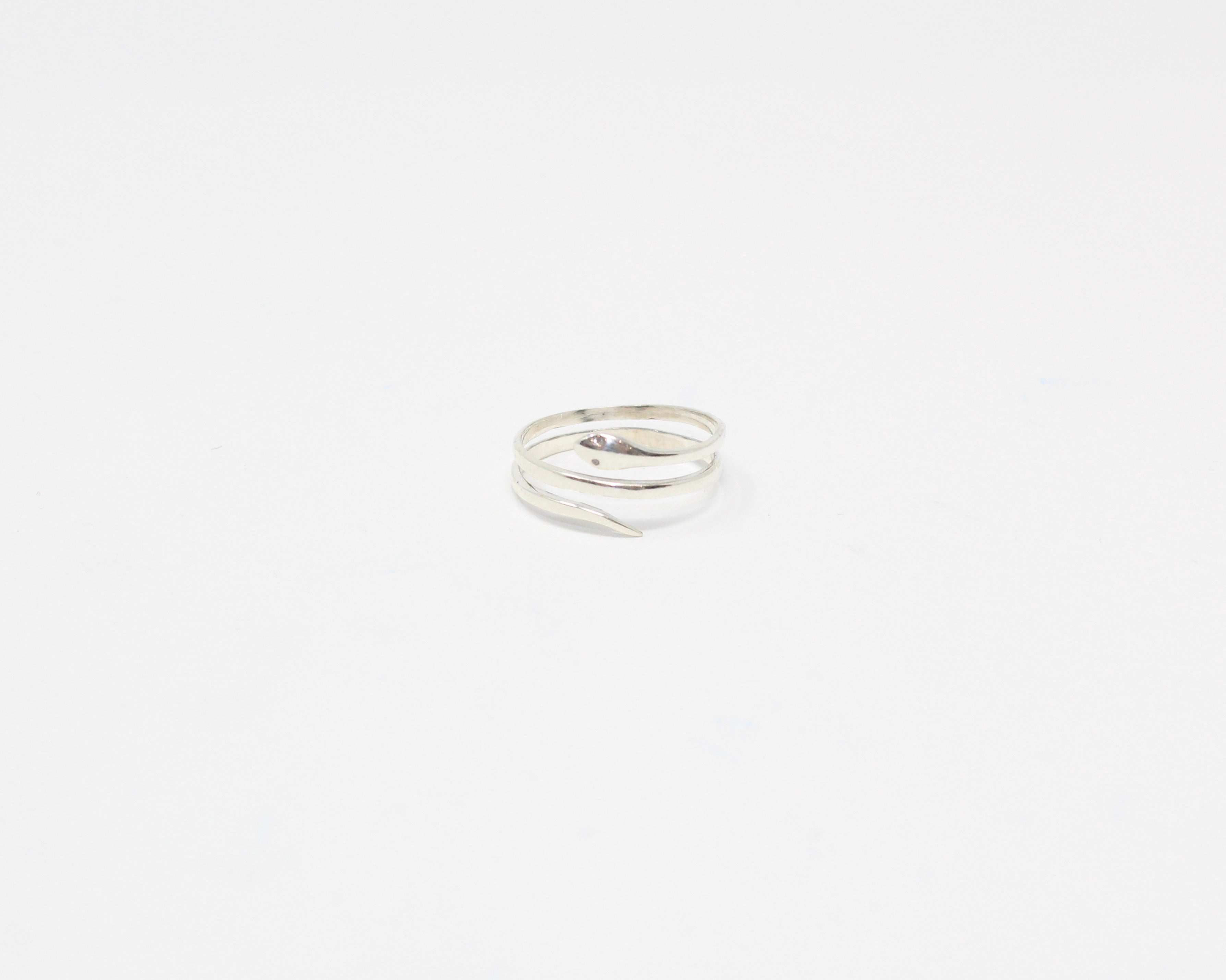 SERPENT, bague argent sterling.