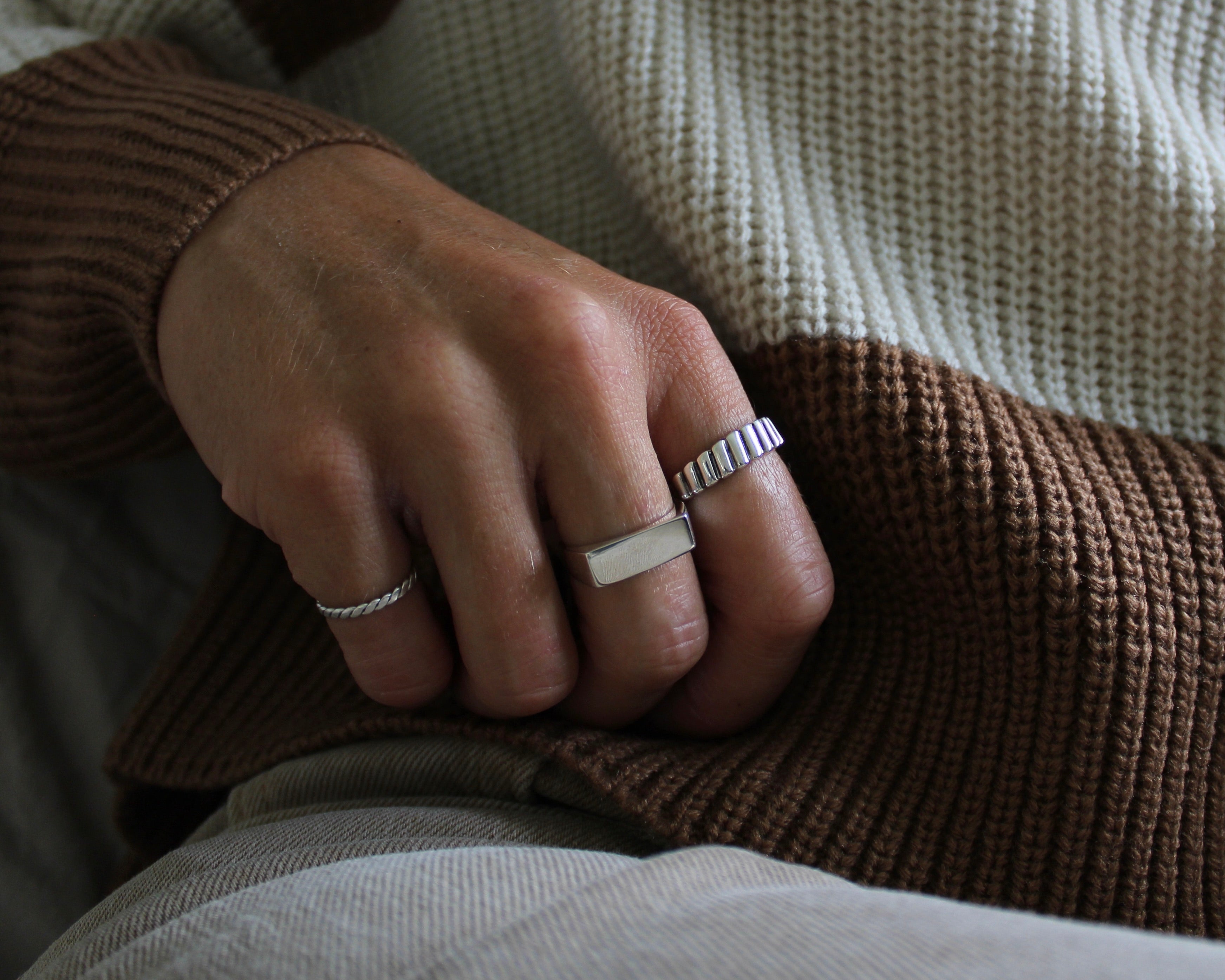 MAGGY, bague argent sterling.