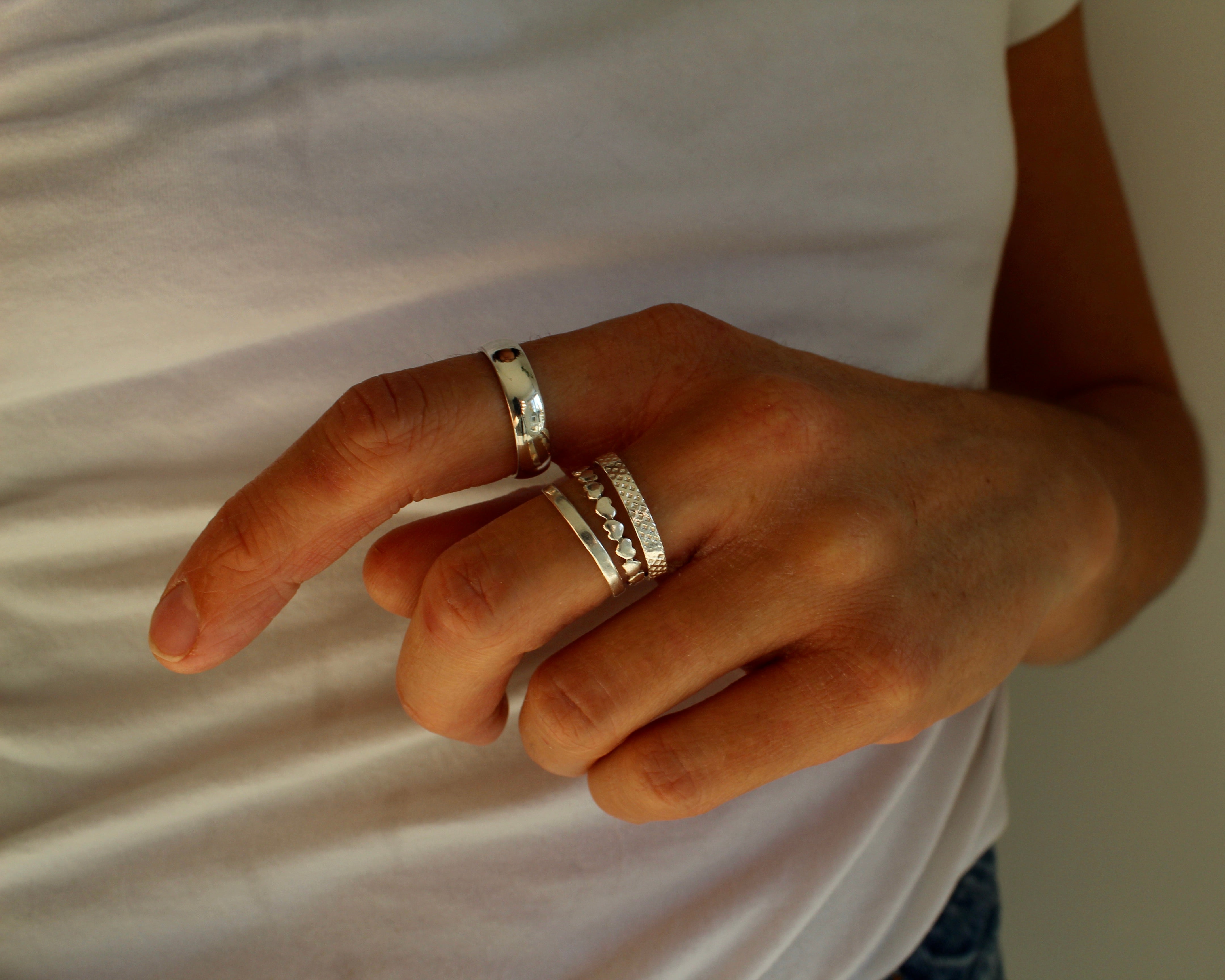 NOAH, bague argent sterling.