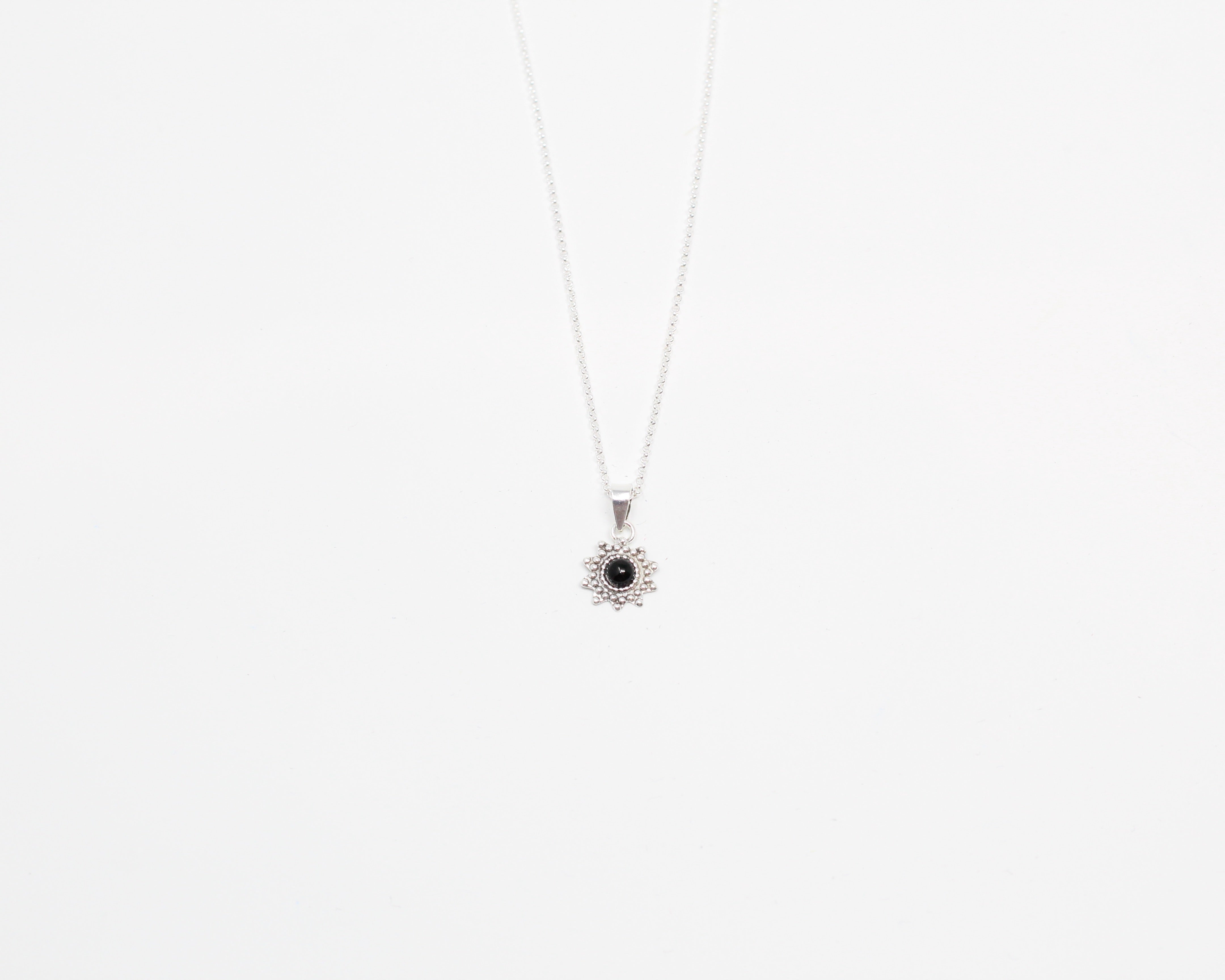 SOLEIL, collier argent sterling.