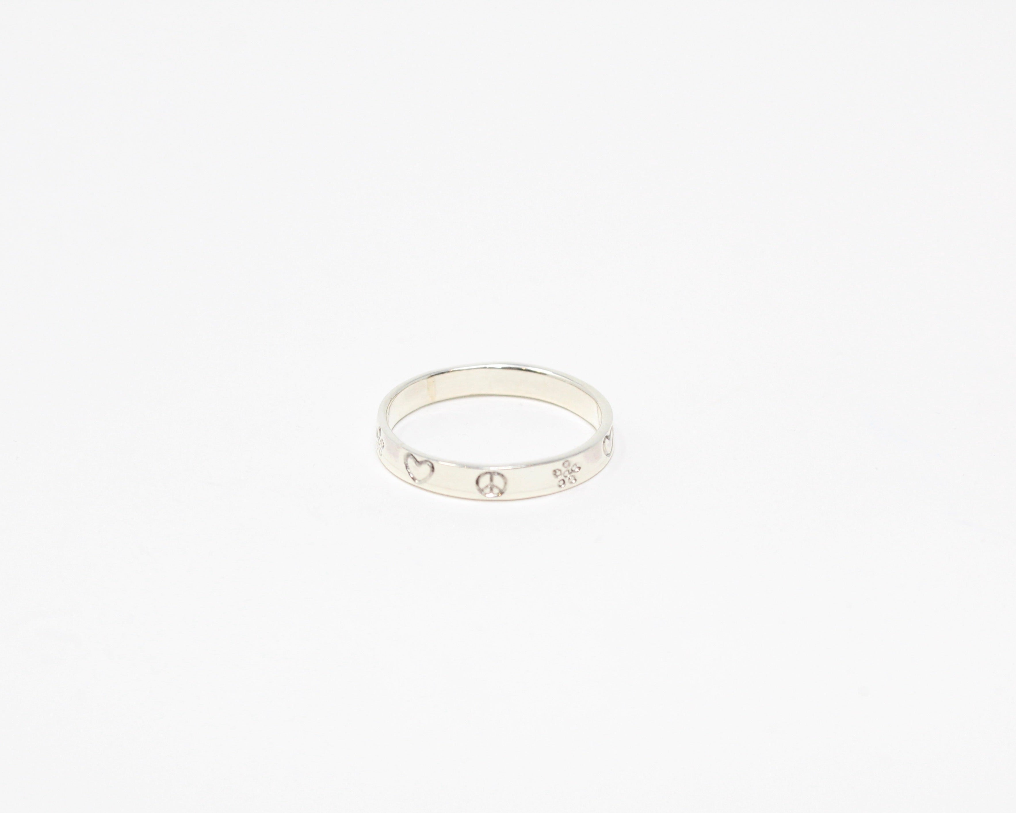 SARA, bague argent sterling.