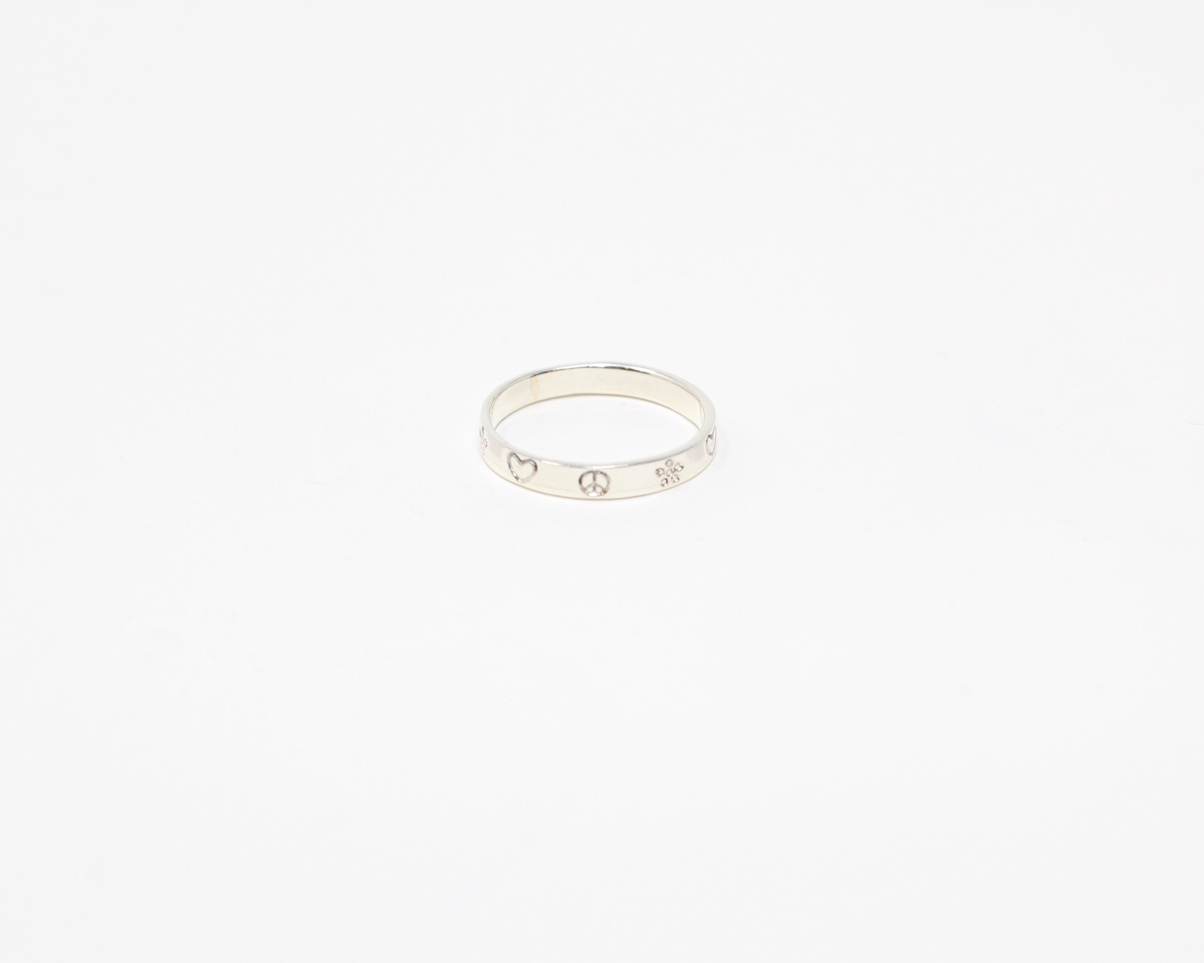 SARA, bague argent sterling.