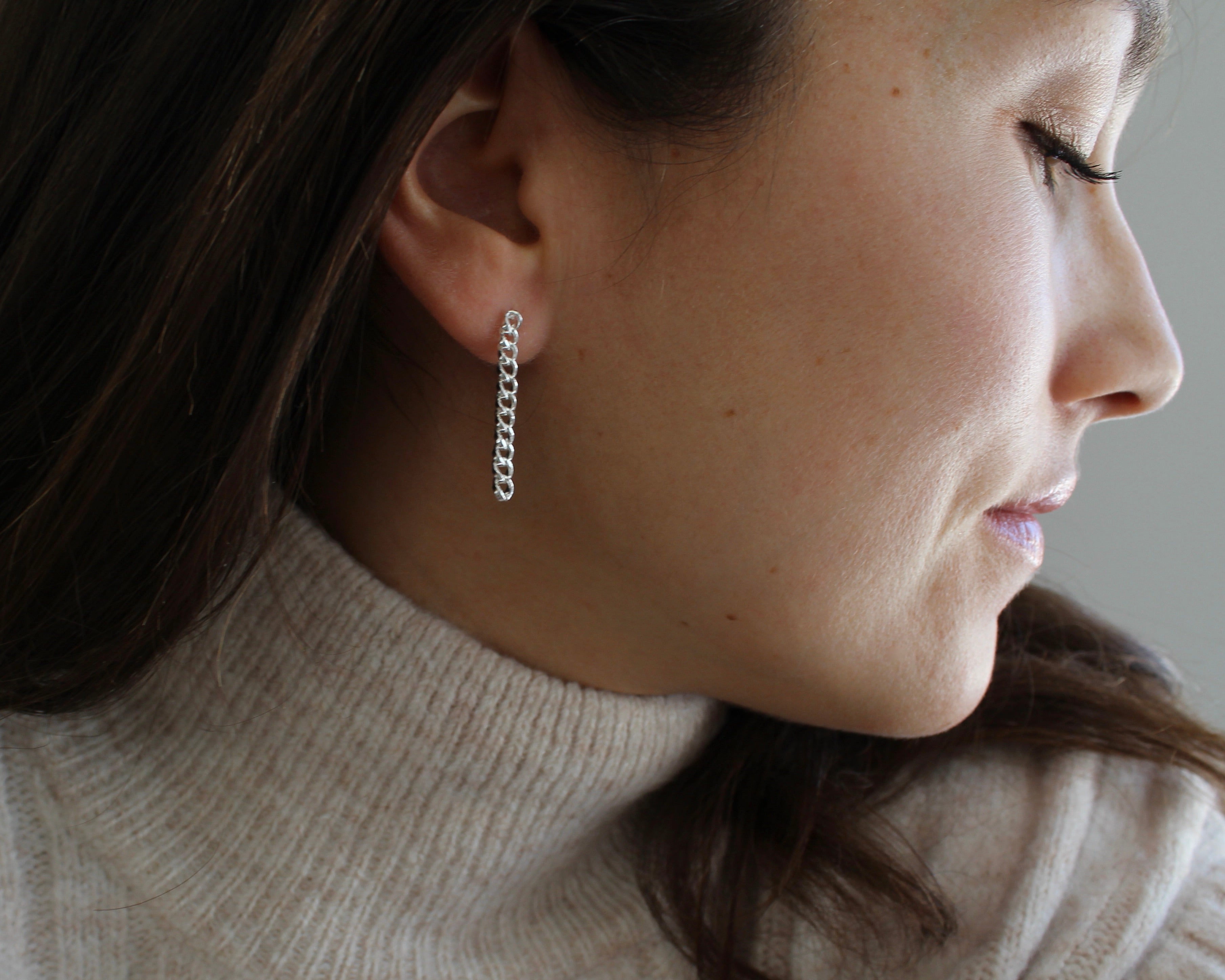 MARIA, boucle d'oreille argent sterling.