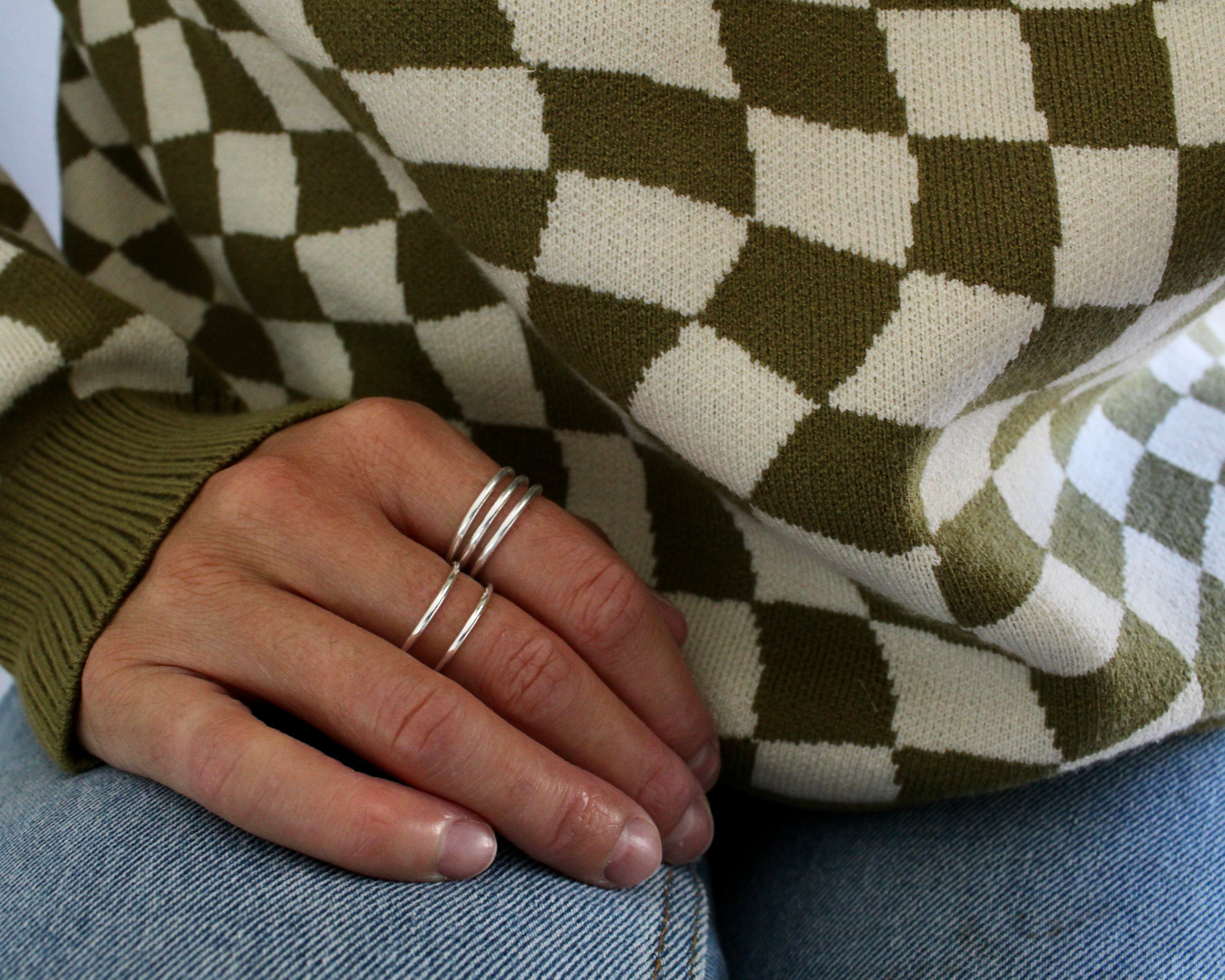 SATURNE, bague argent sterling.