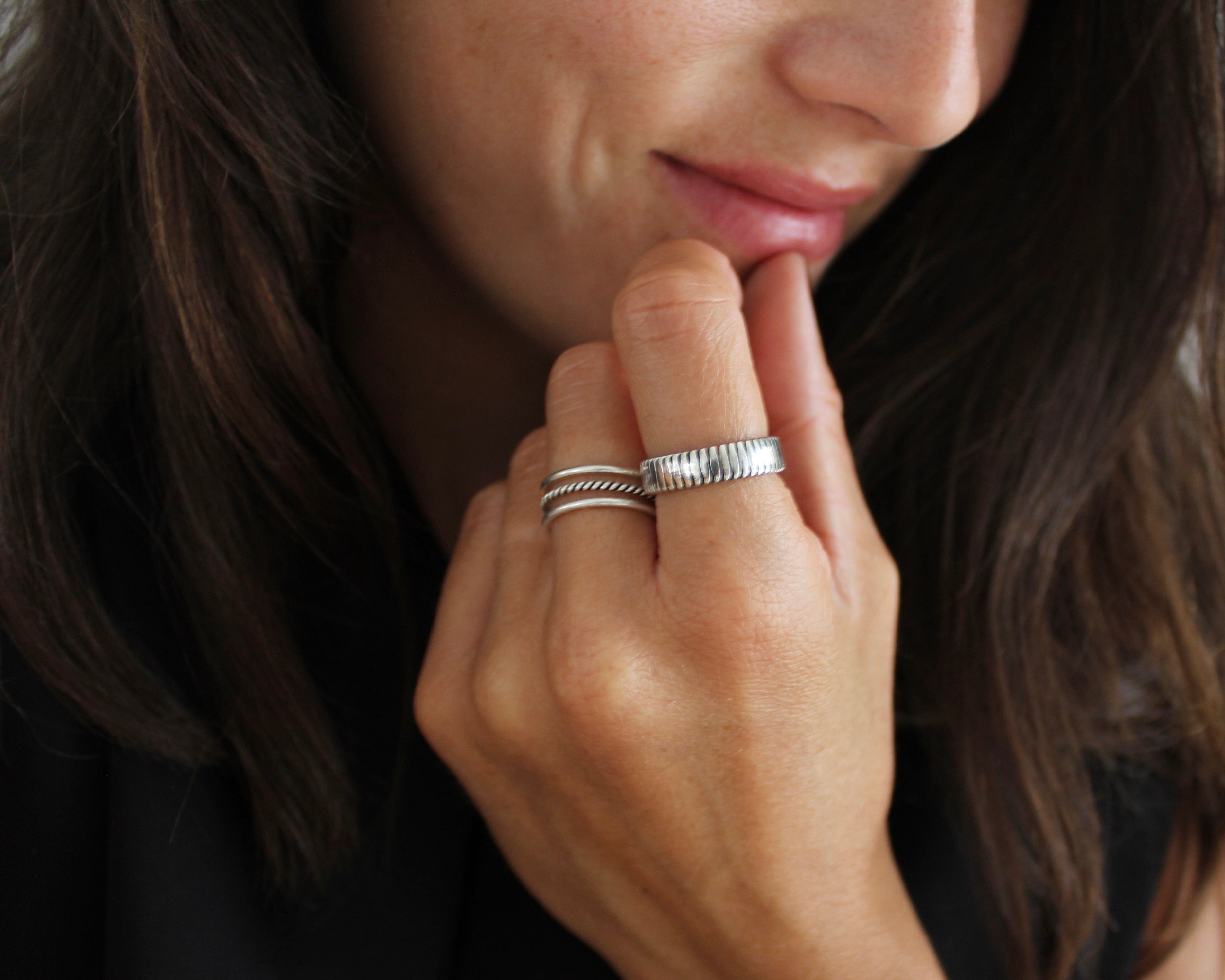 ÉLOI, bague argent sterling.