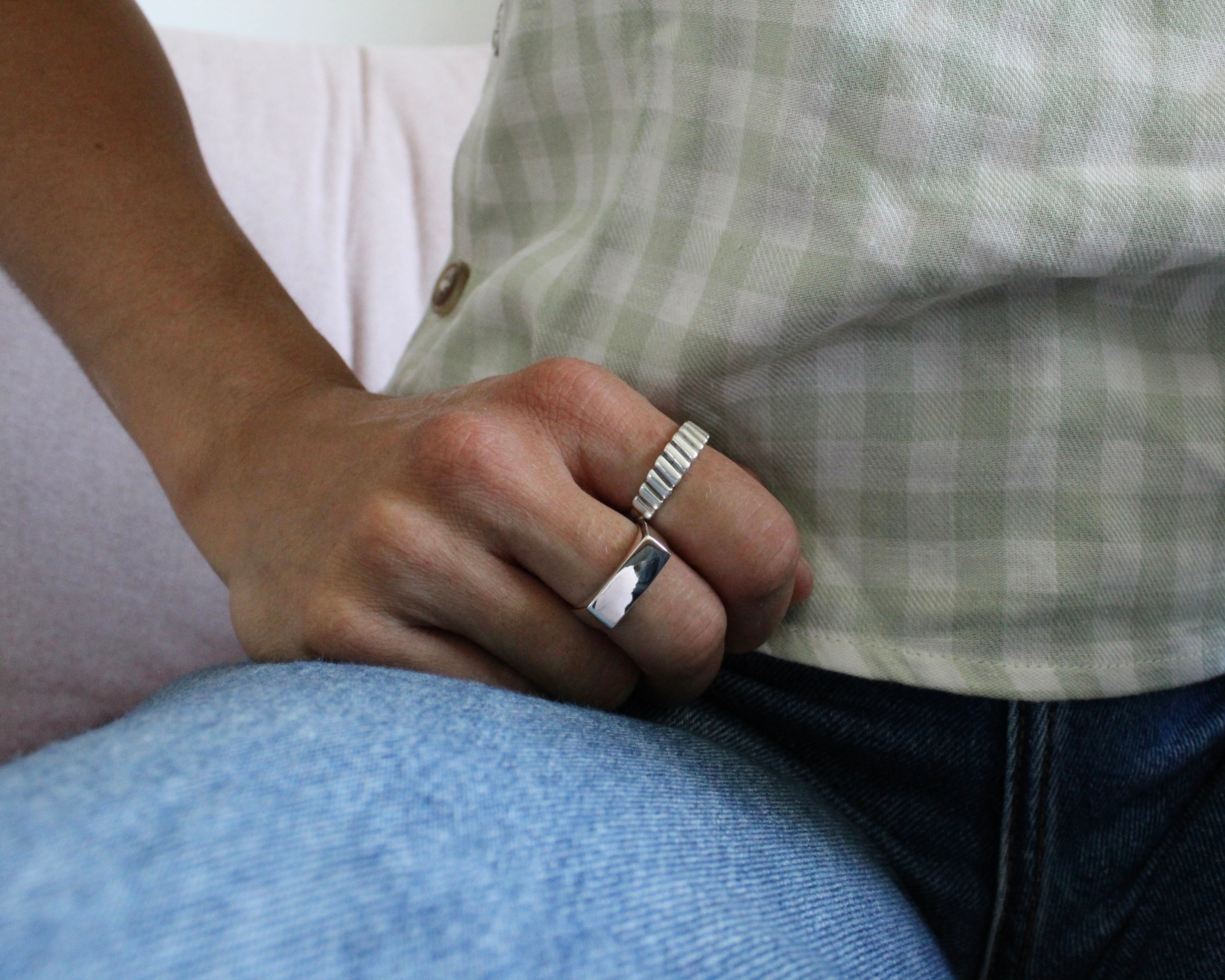 MAGGY, bague argent sterling.