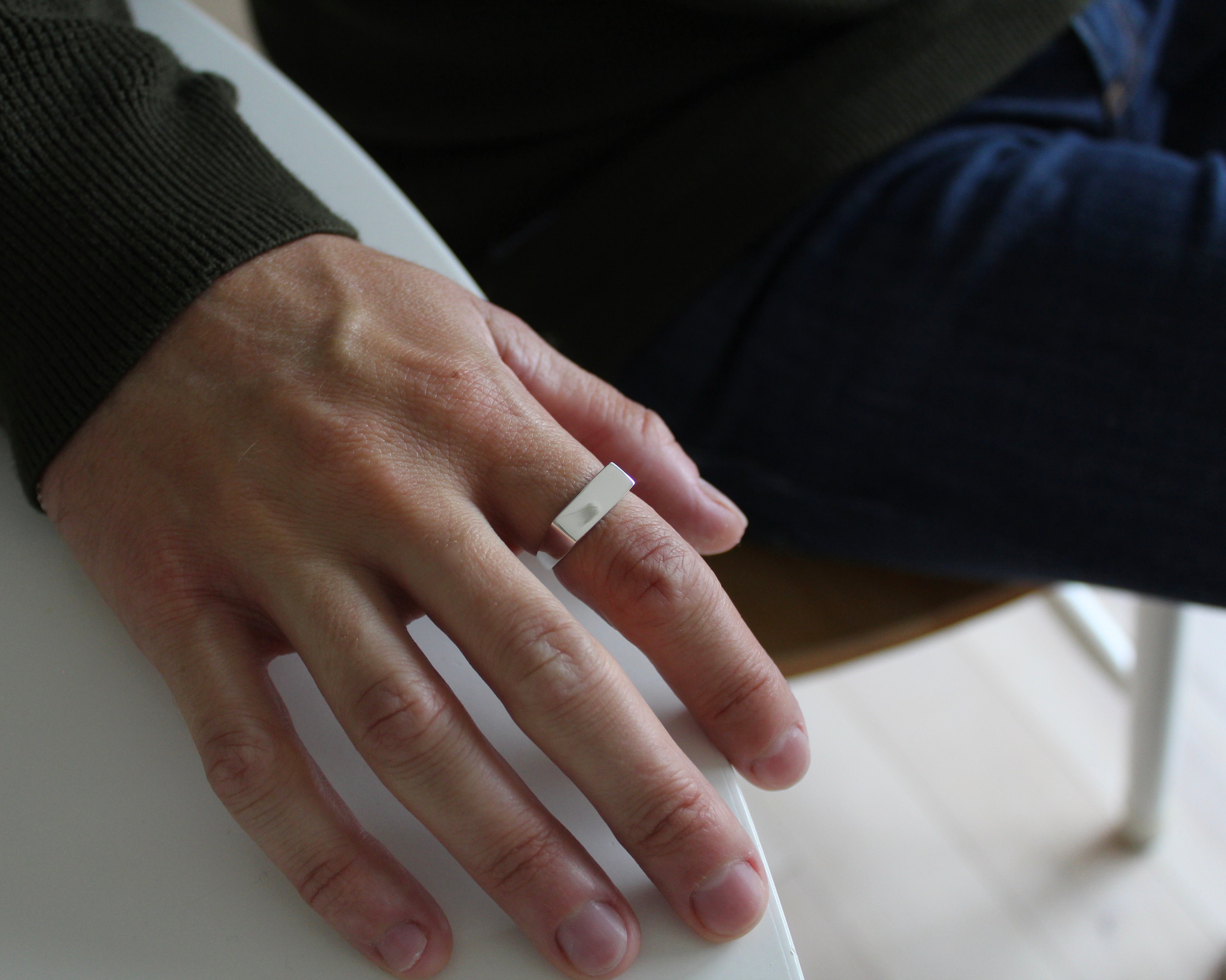 MAGGY, bague argent sterling.