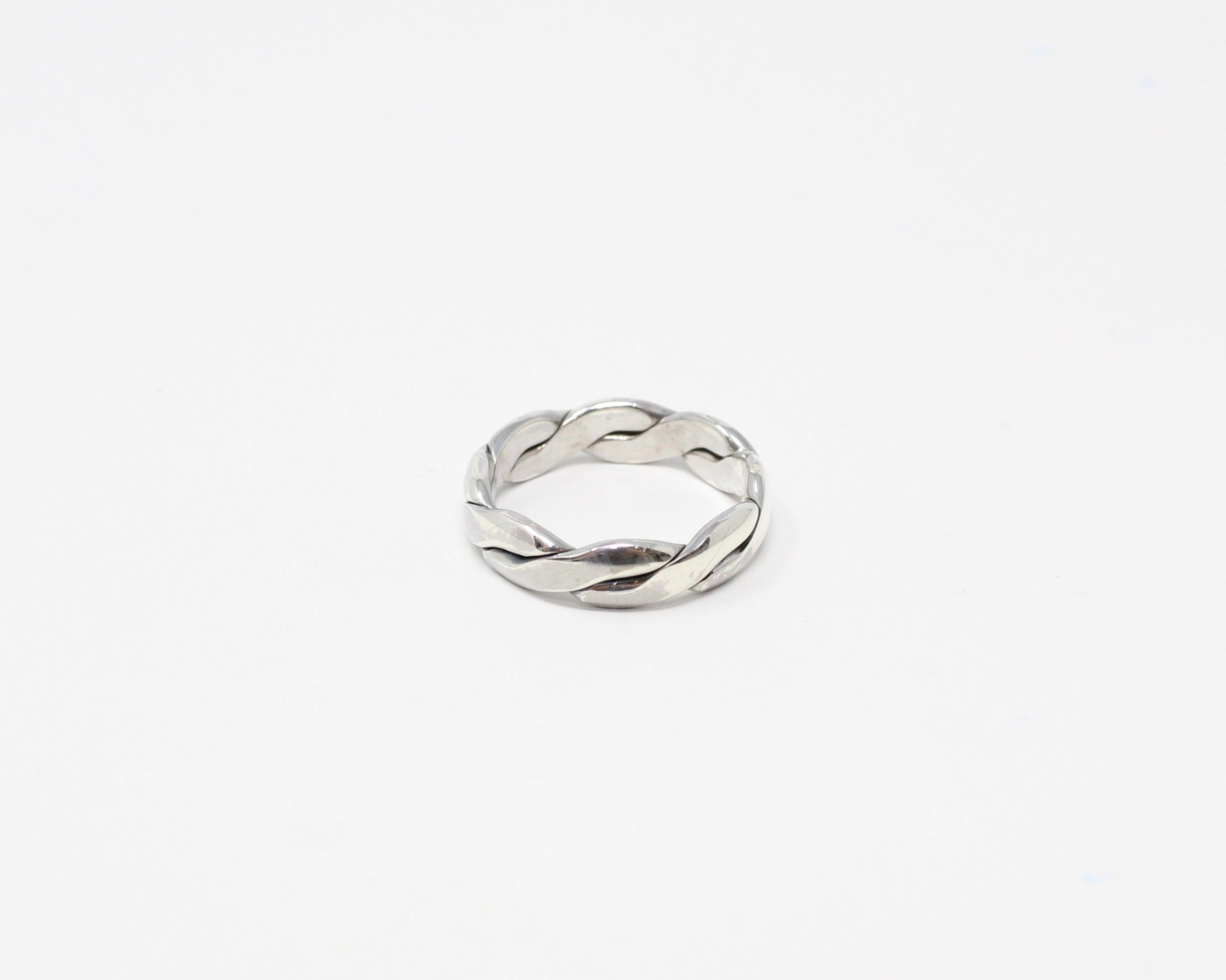 FRED, bague unisexe argent sterling.