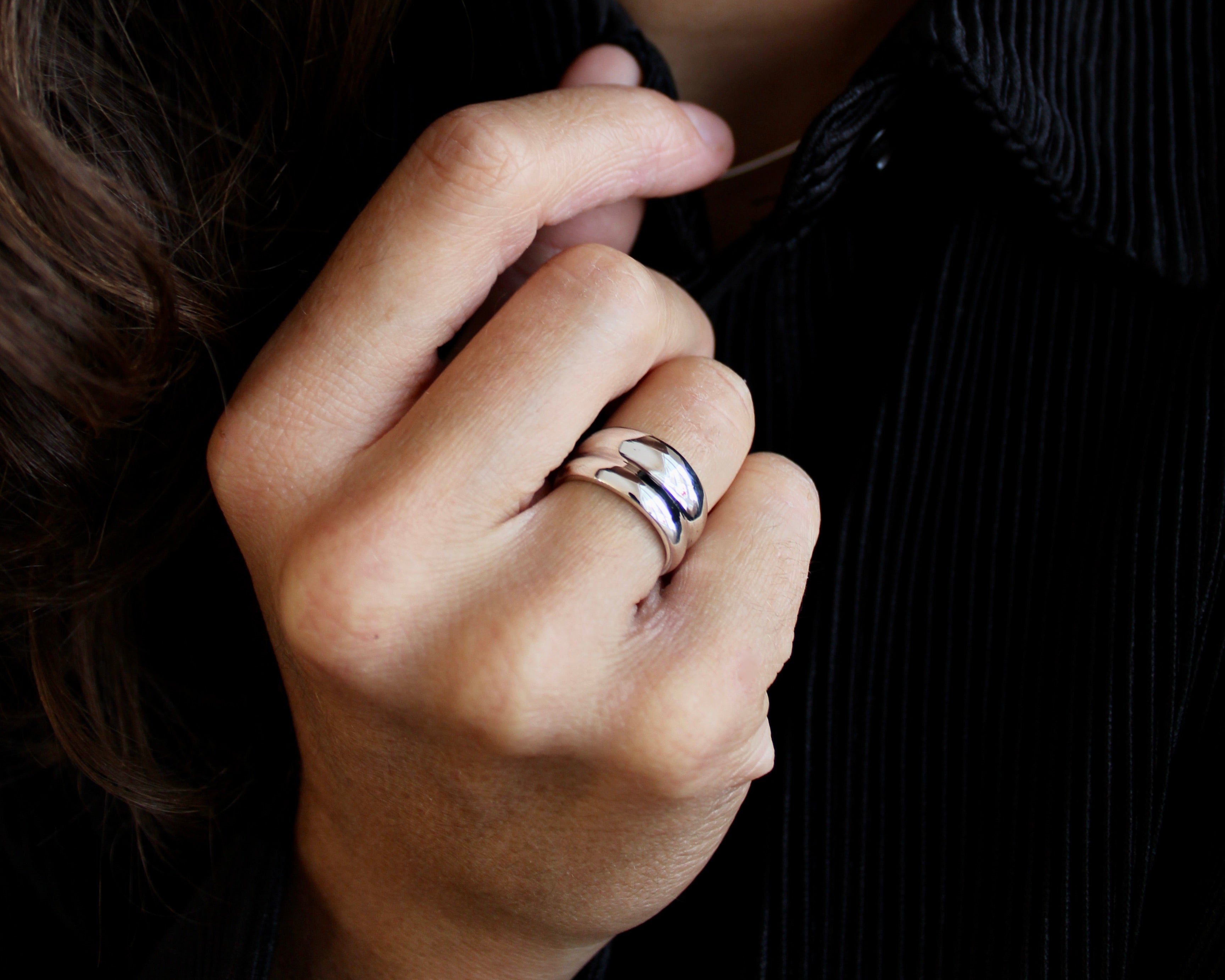 ANNE, bague argent sterling.