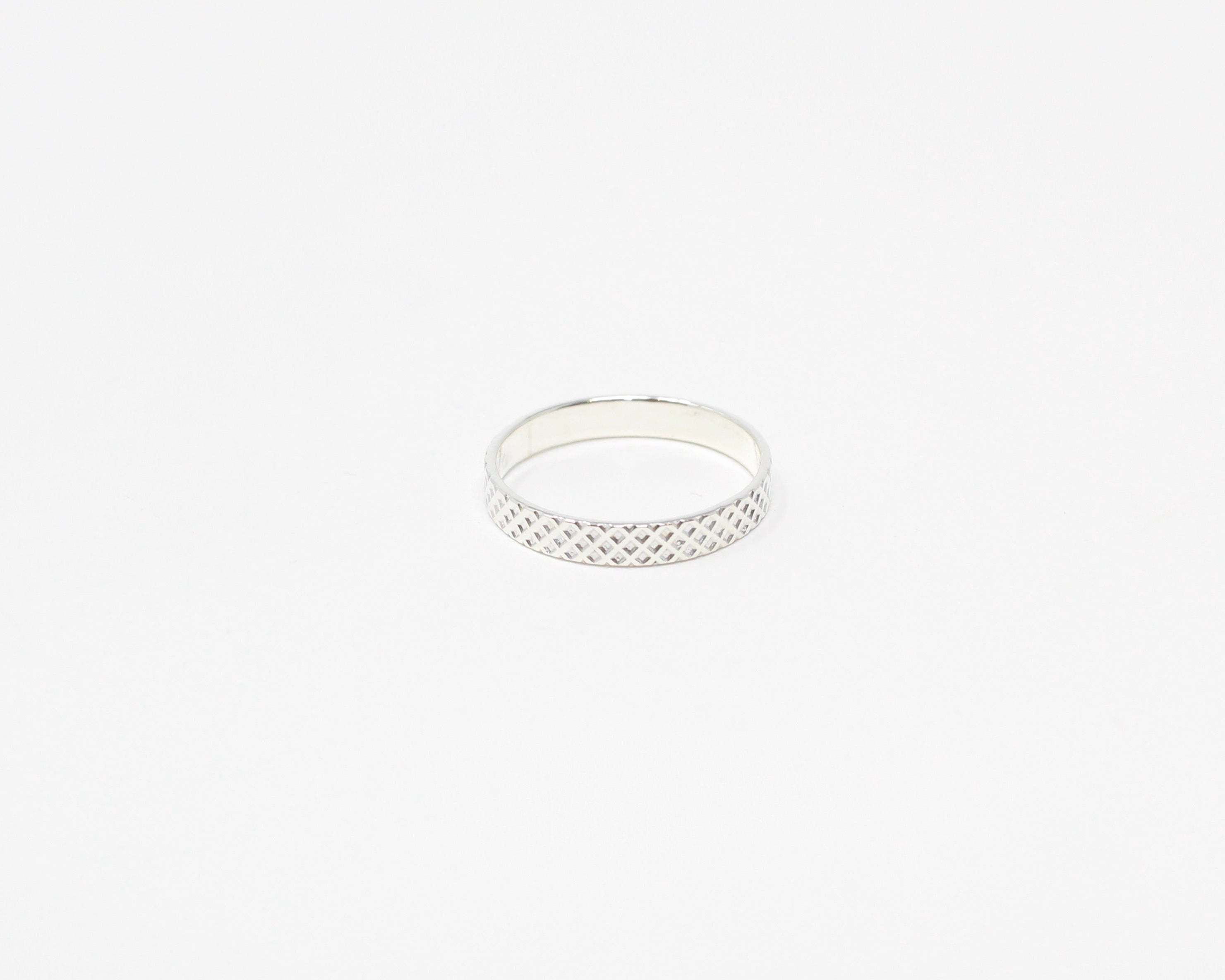 ESPACE, bague argent sterling.
