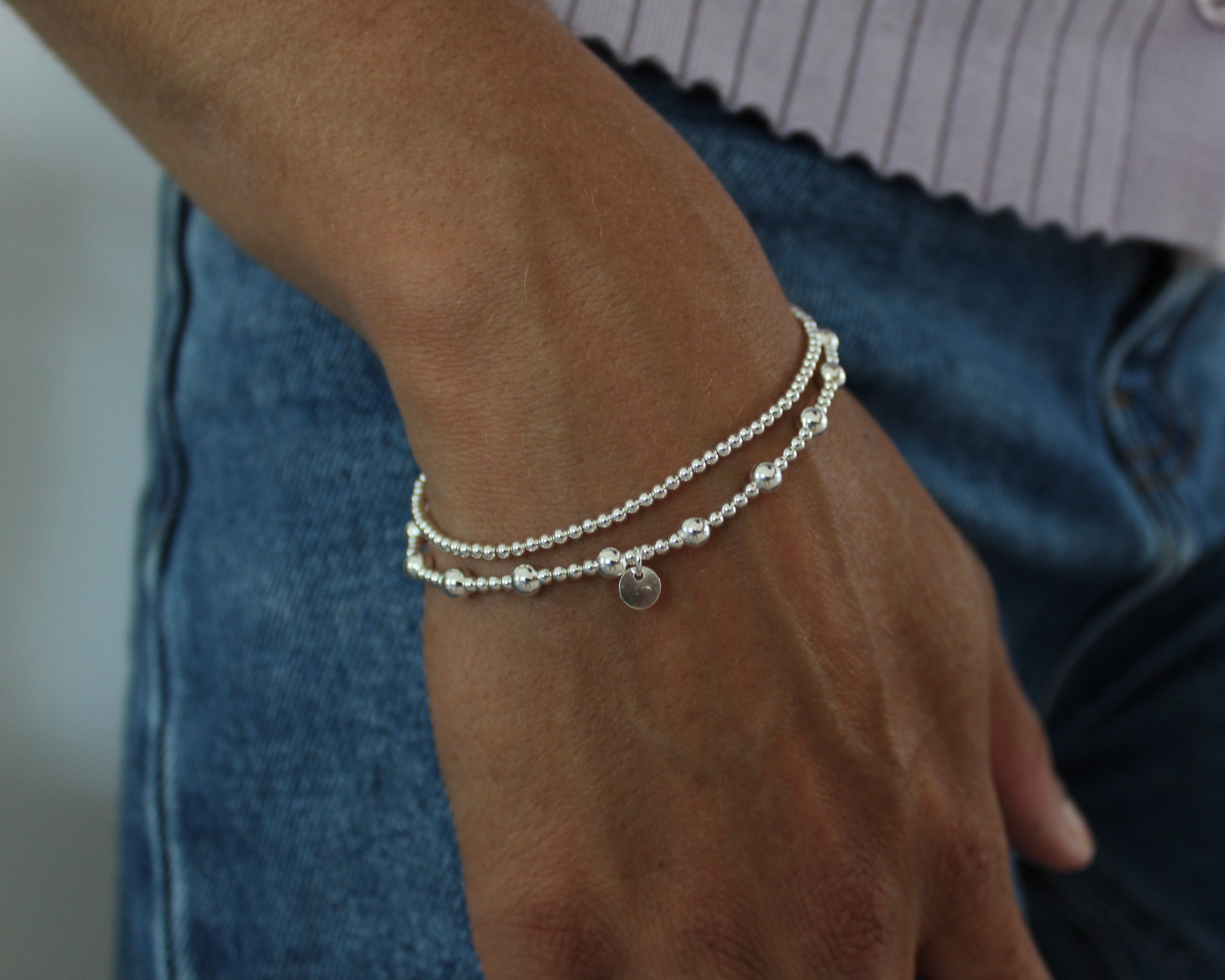 PAULINE, bracelet argent sterling.