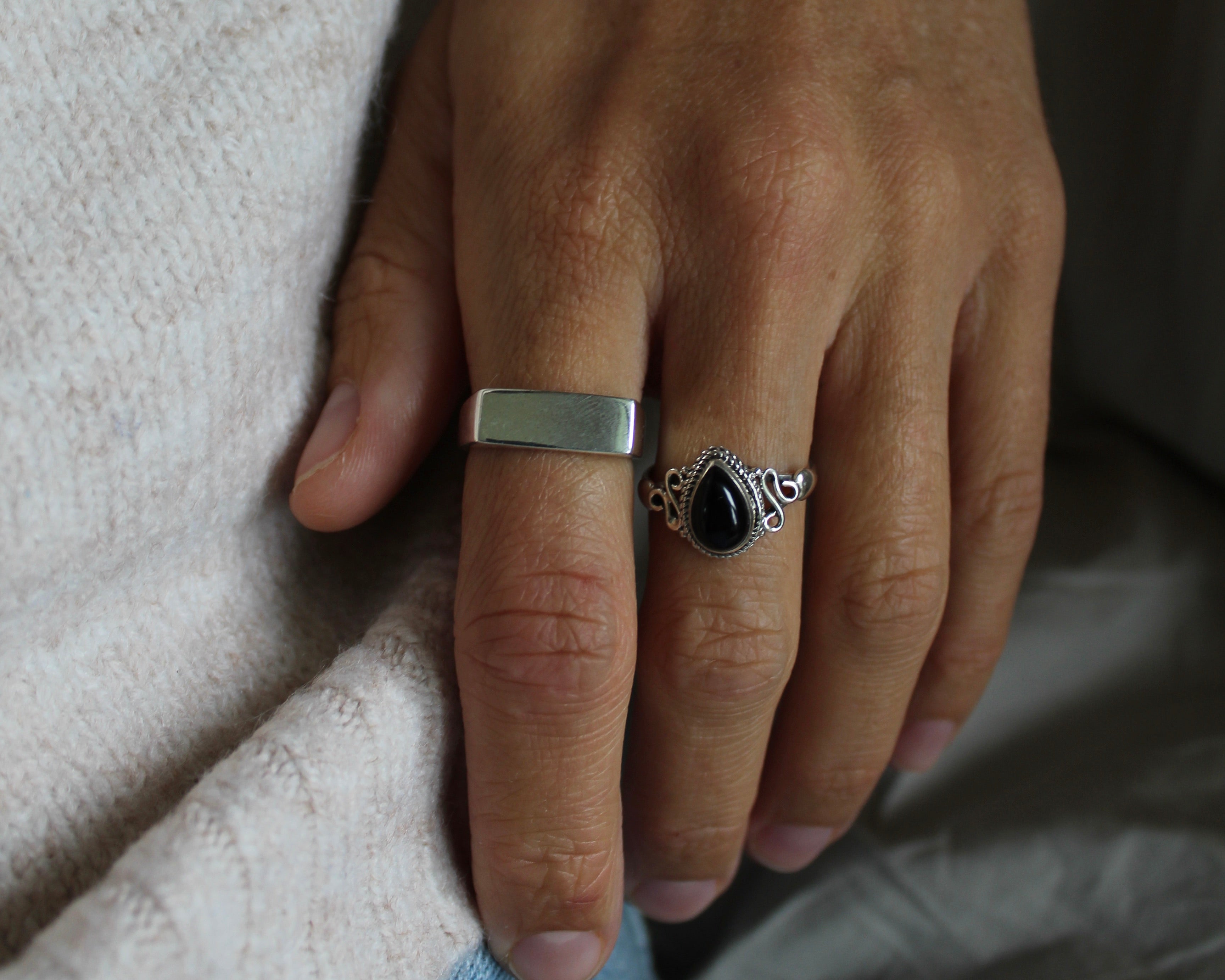 MAGGY, bague argent sterling.