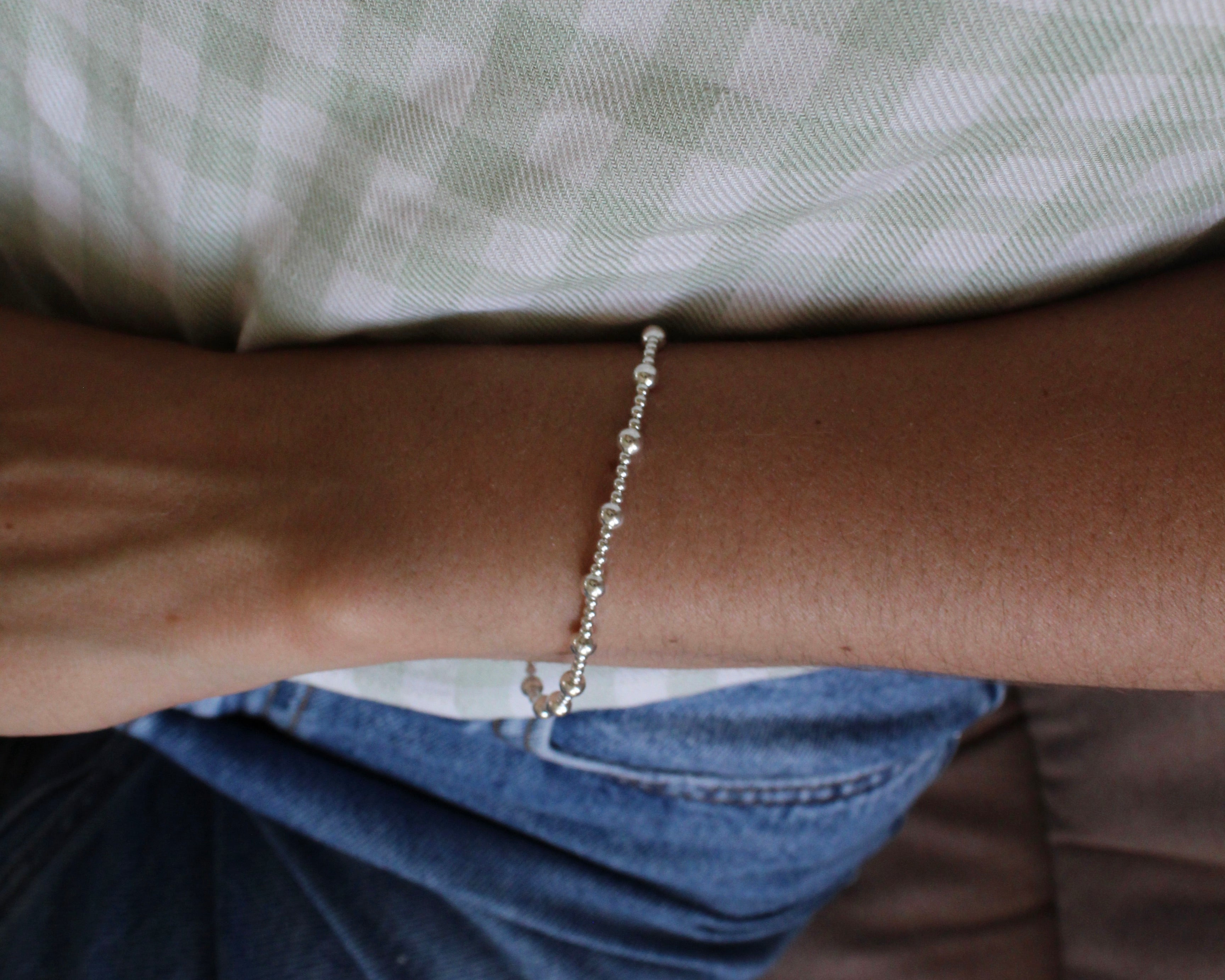 GEN, bracelet argent sterling.