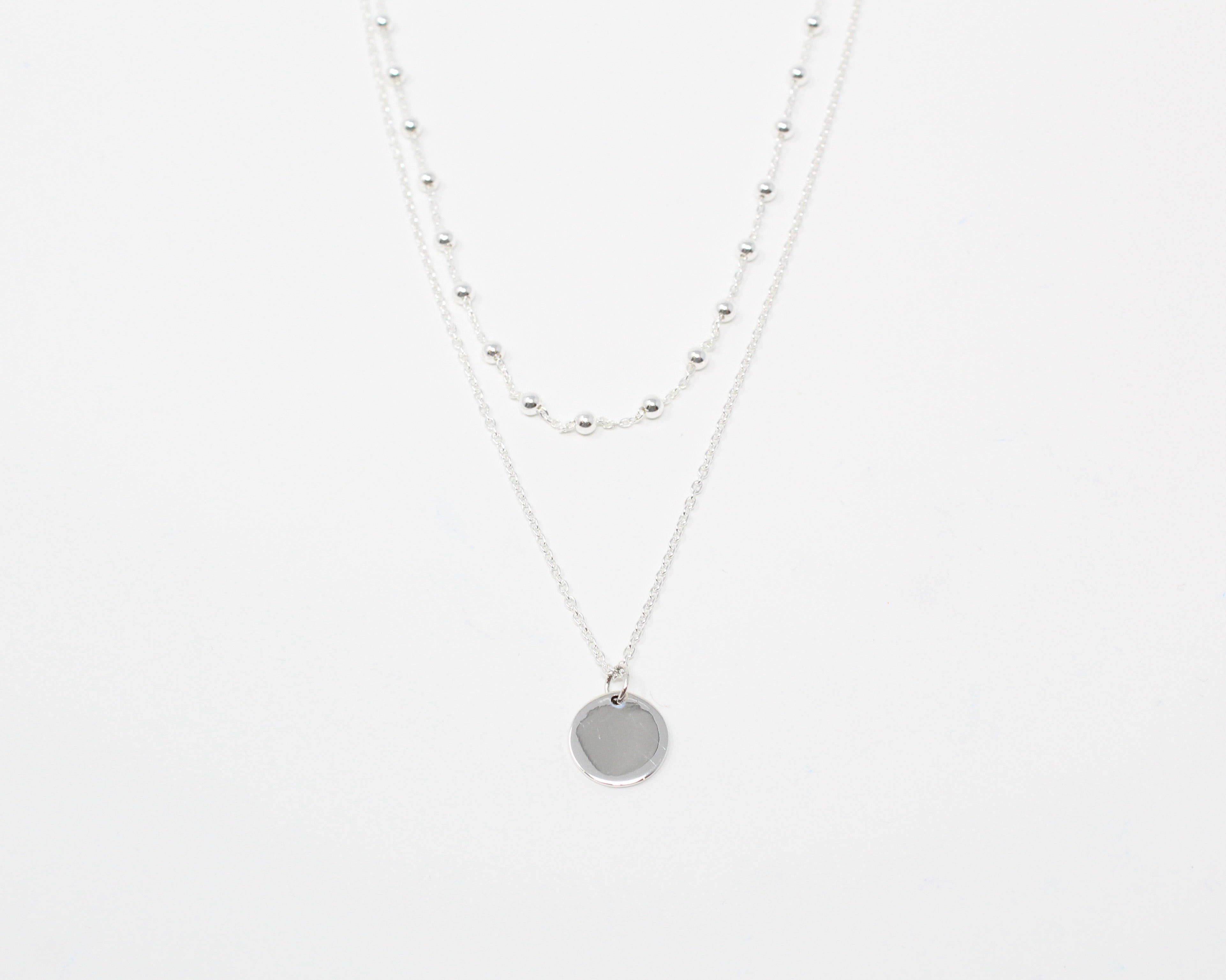 LUMIÈRE, collier argent sterling.