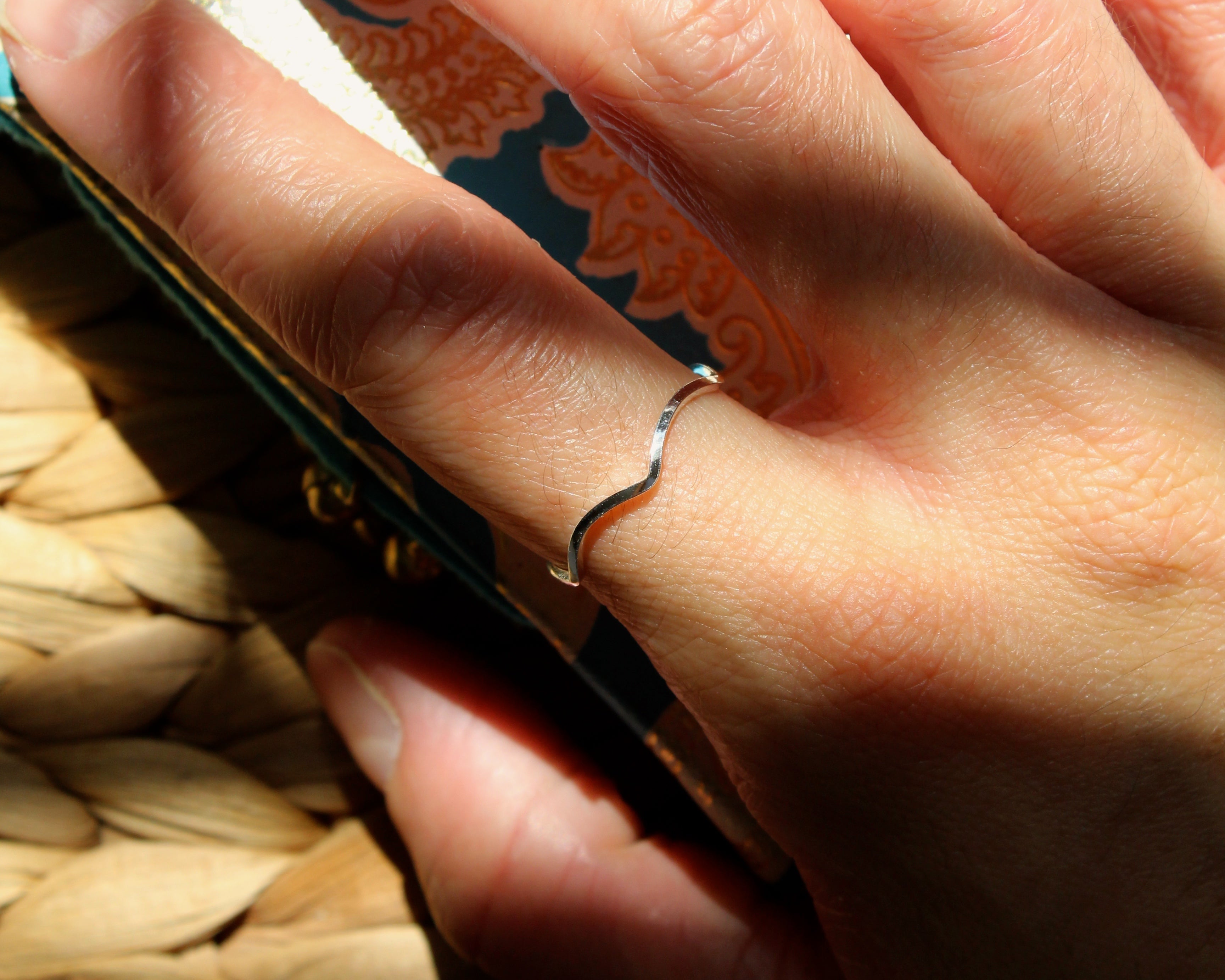 VITAL, bague argent sterling.