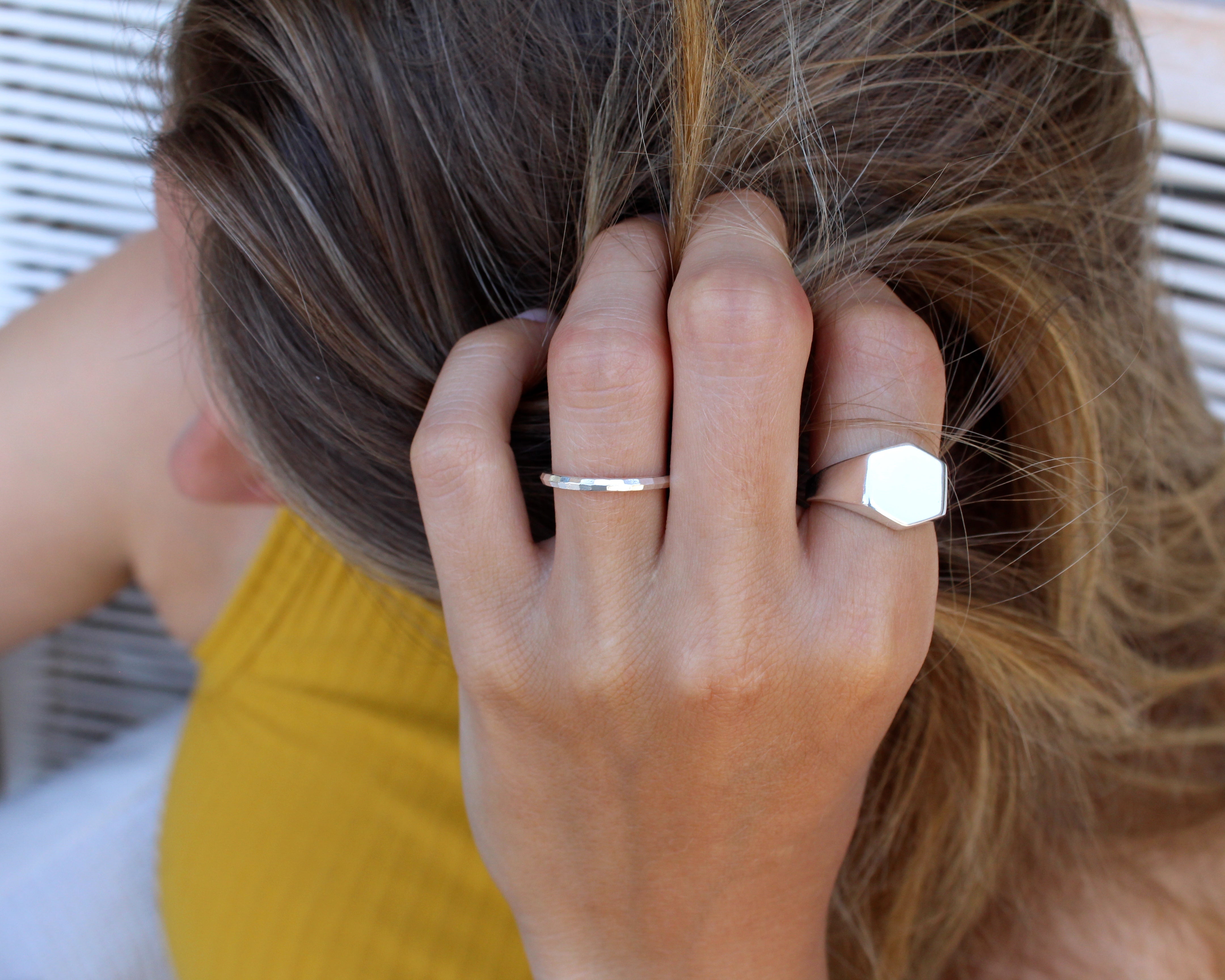 RÊVE, bague argent sterling.
