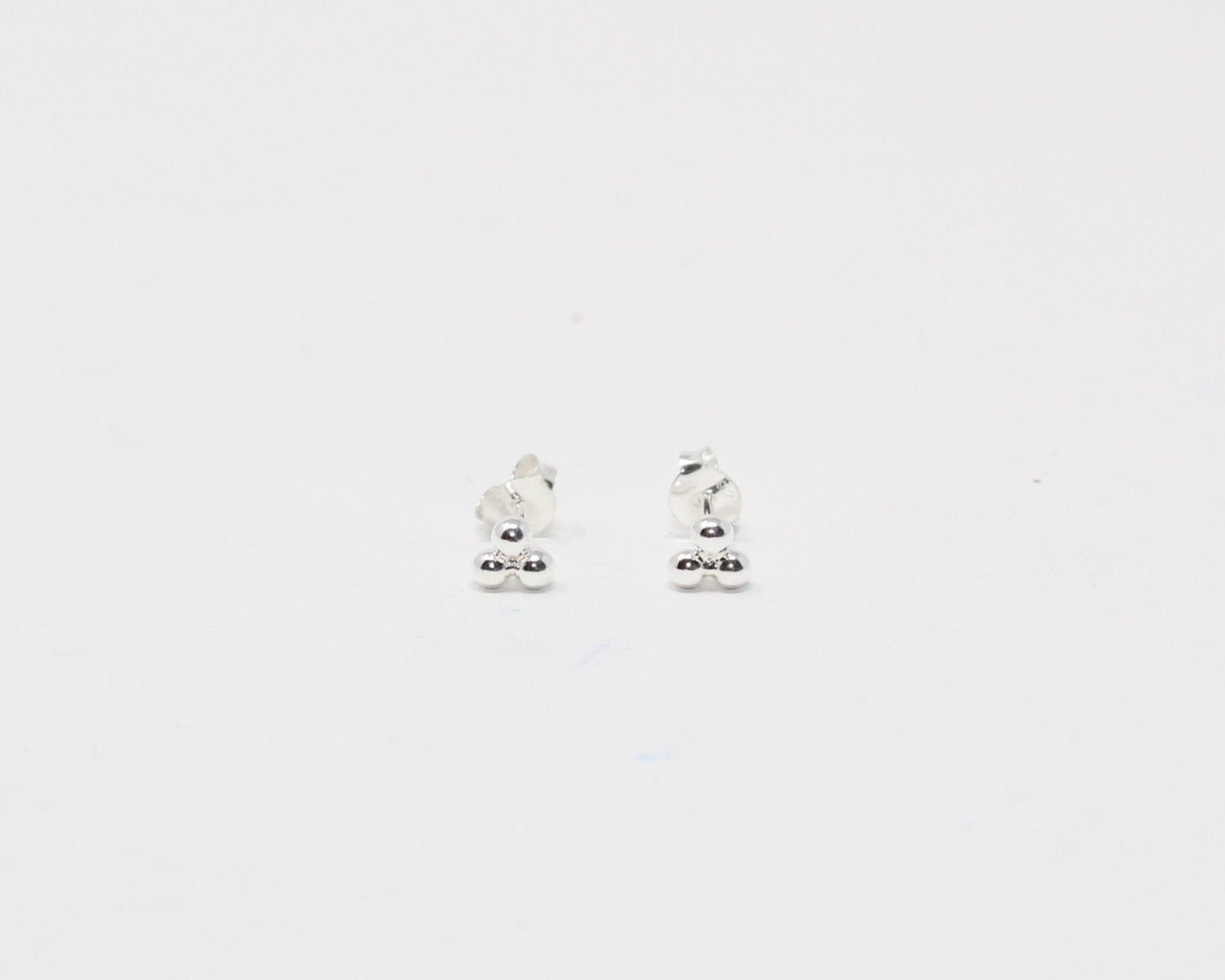 CYAN, boucles d'oreilles argent sterling.