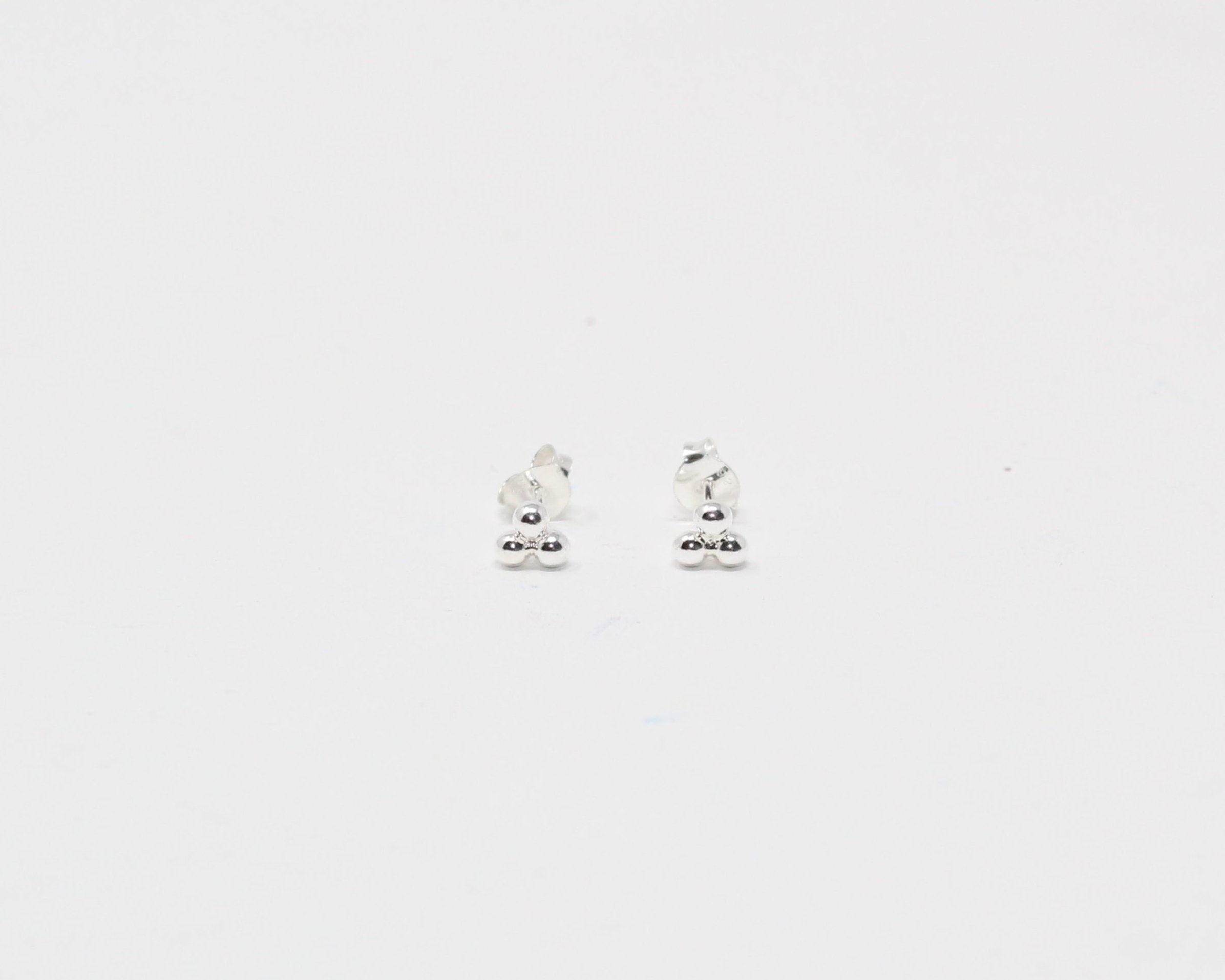 CYAN, boucles d'oreilles argent sterling.