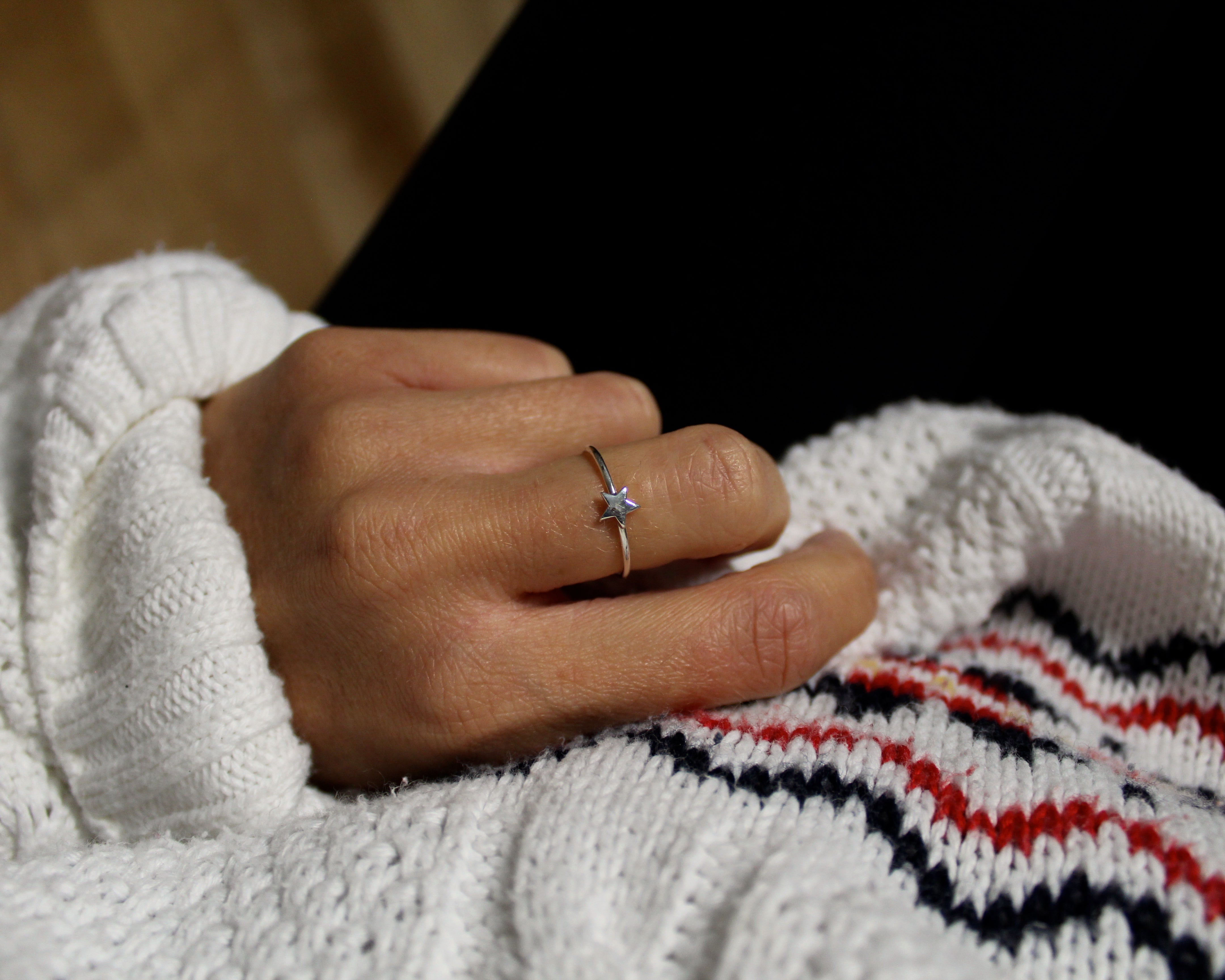 LUMEN, bague argent sterling.