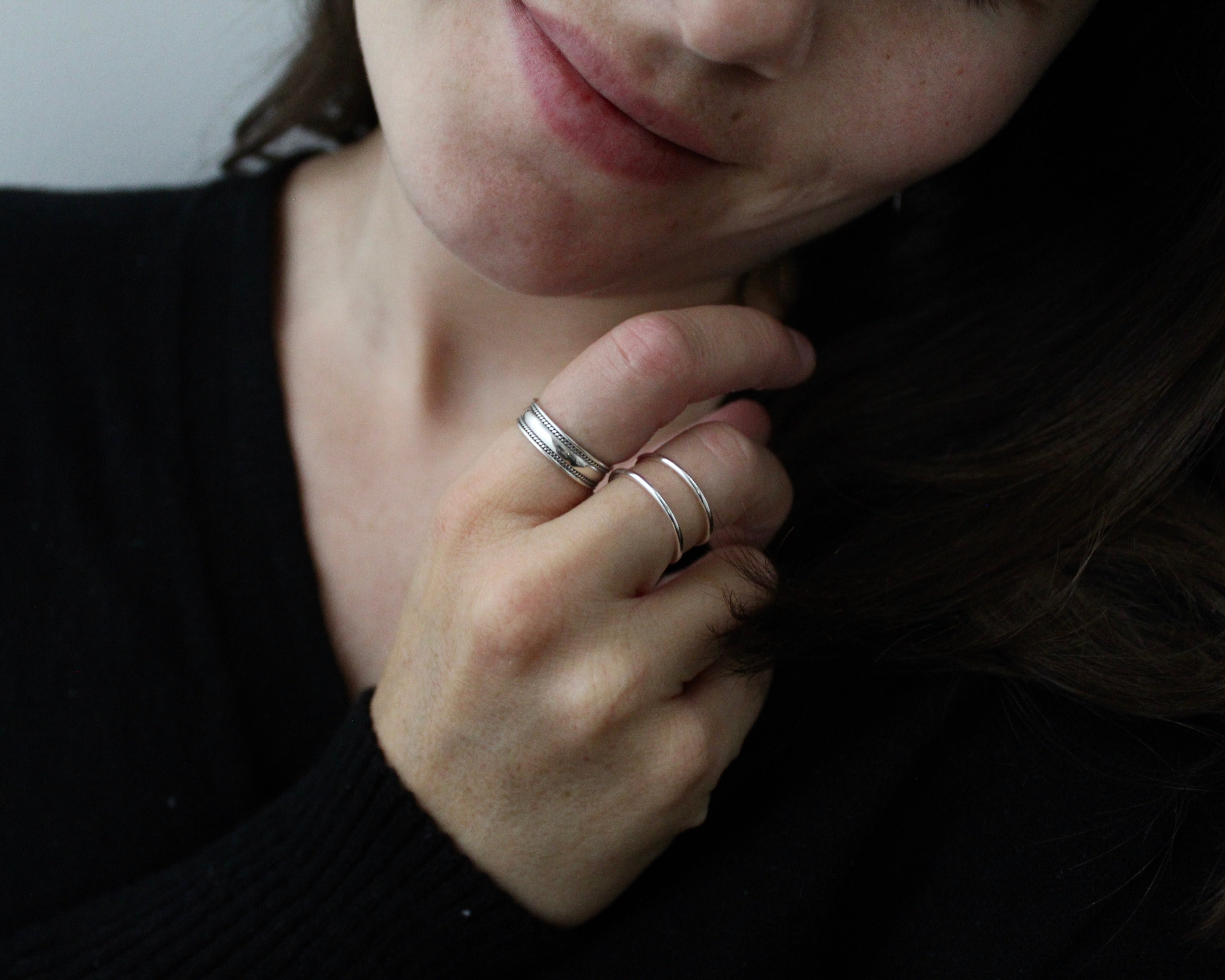 BÉA, bague argent sterling.