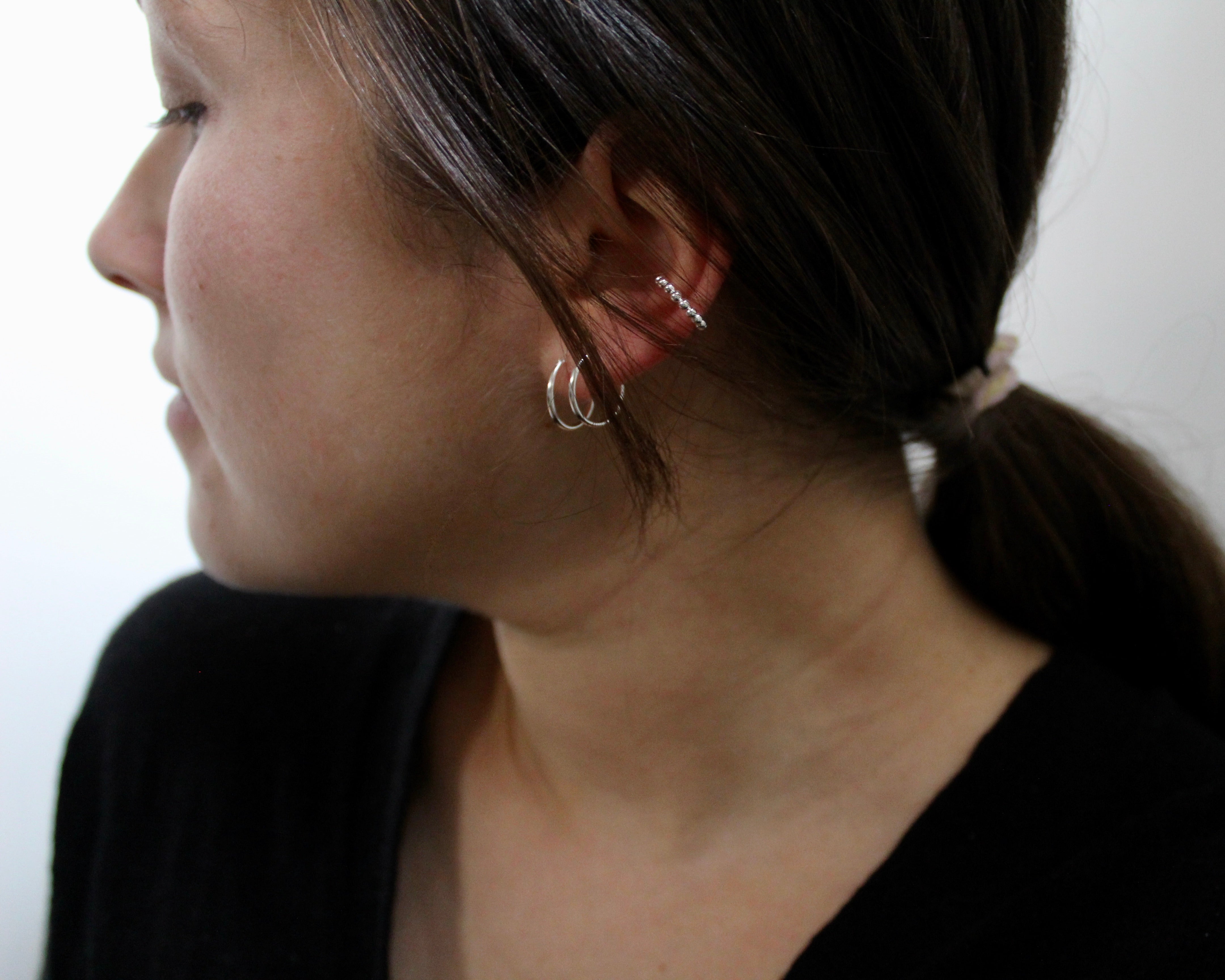 NINA, manchette pour oreille, ear cuff.