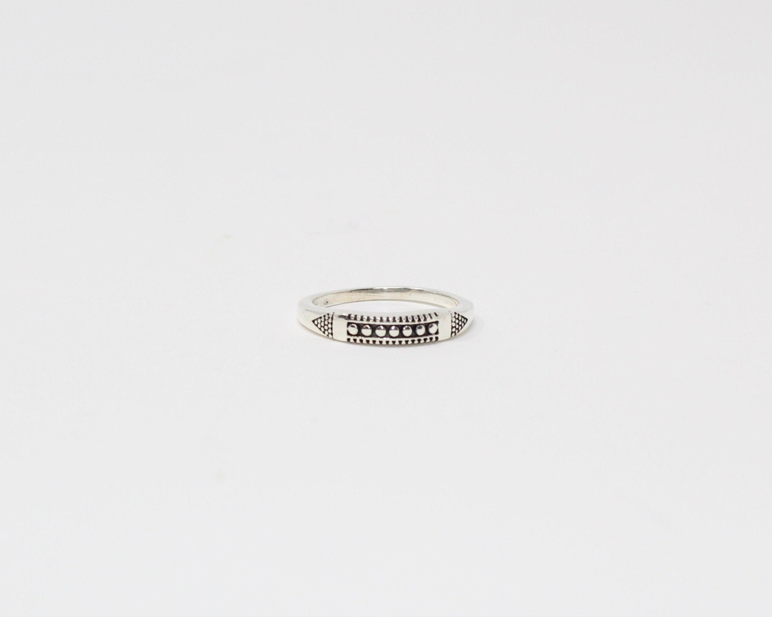 WAT, bague argent sterling.