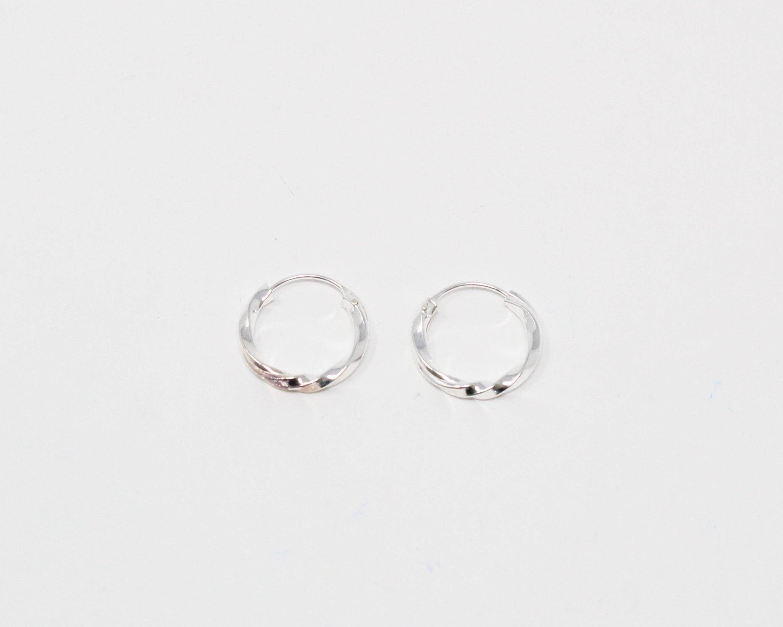 SASHA MINI, anneaux argent sterling.