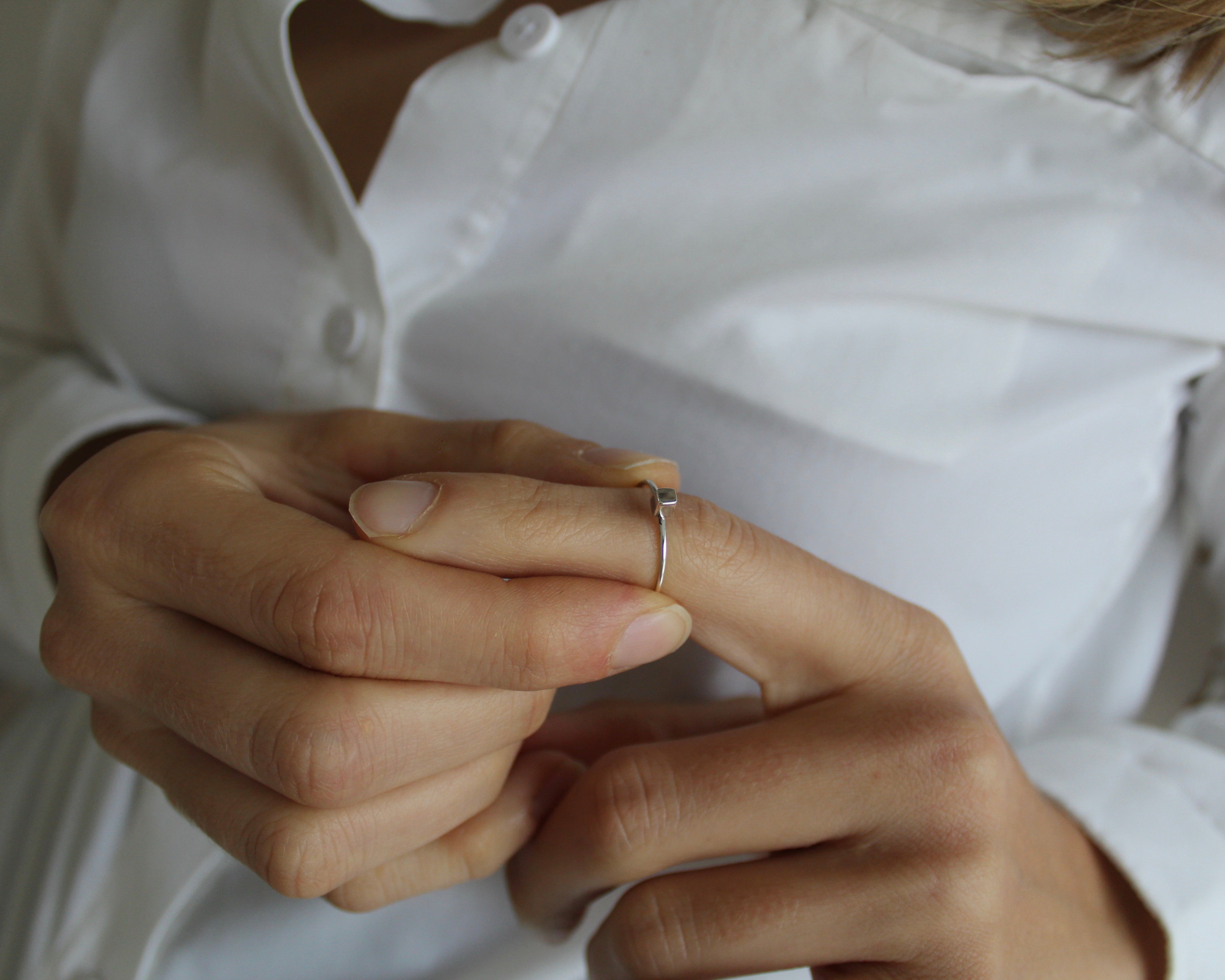 SOPHIE, bague argent sterling.