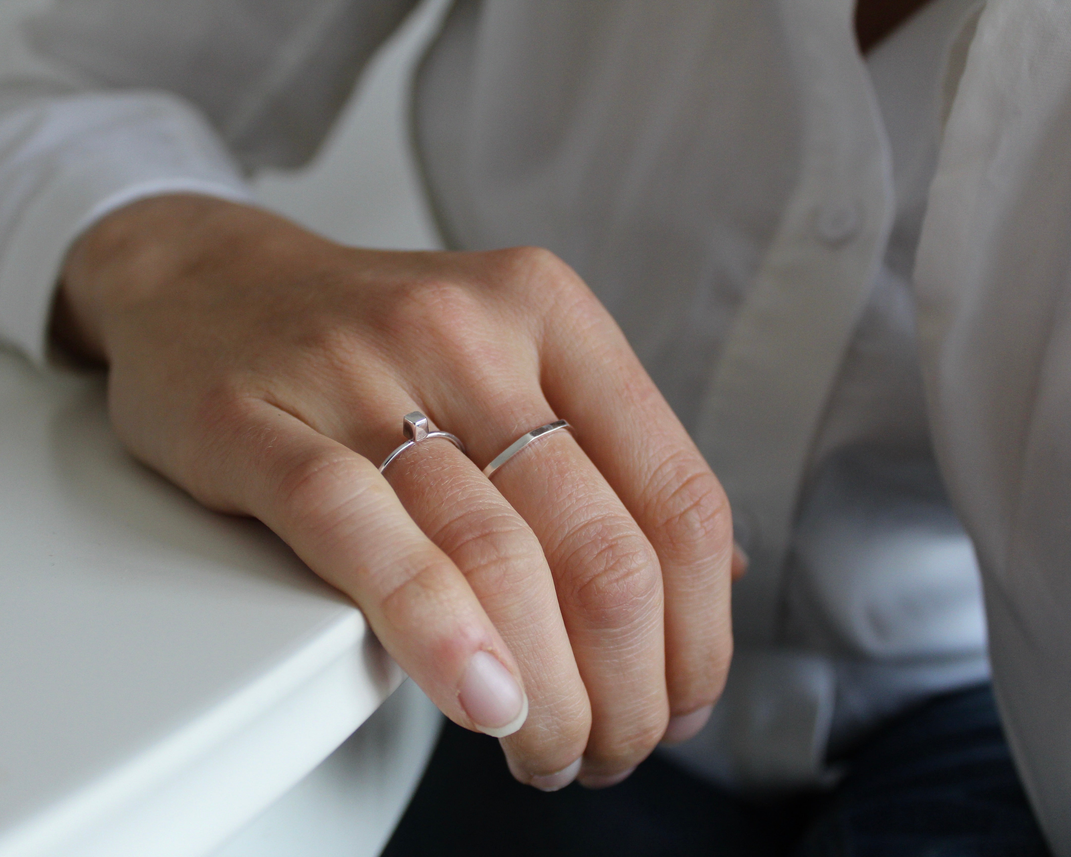 SOPHIE, bague argent sterling.