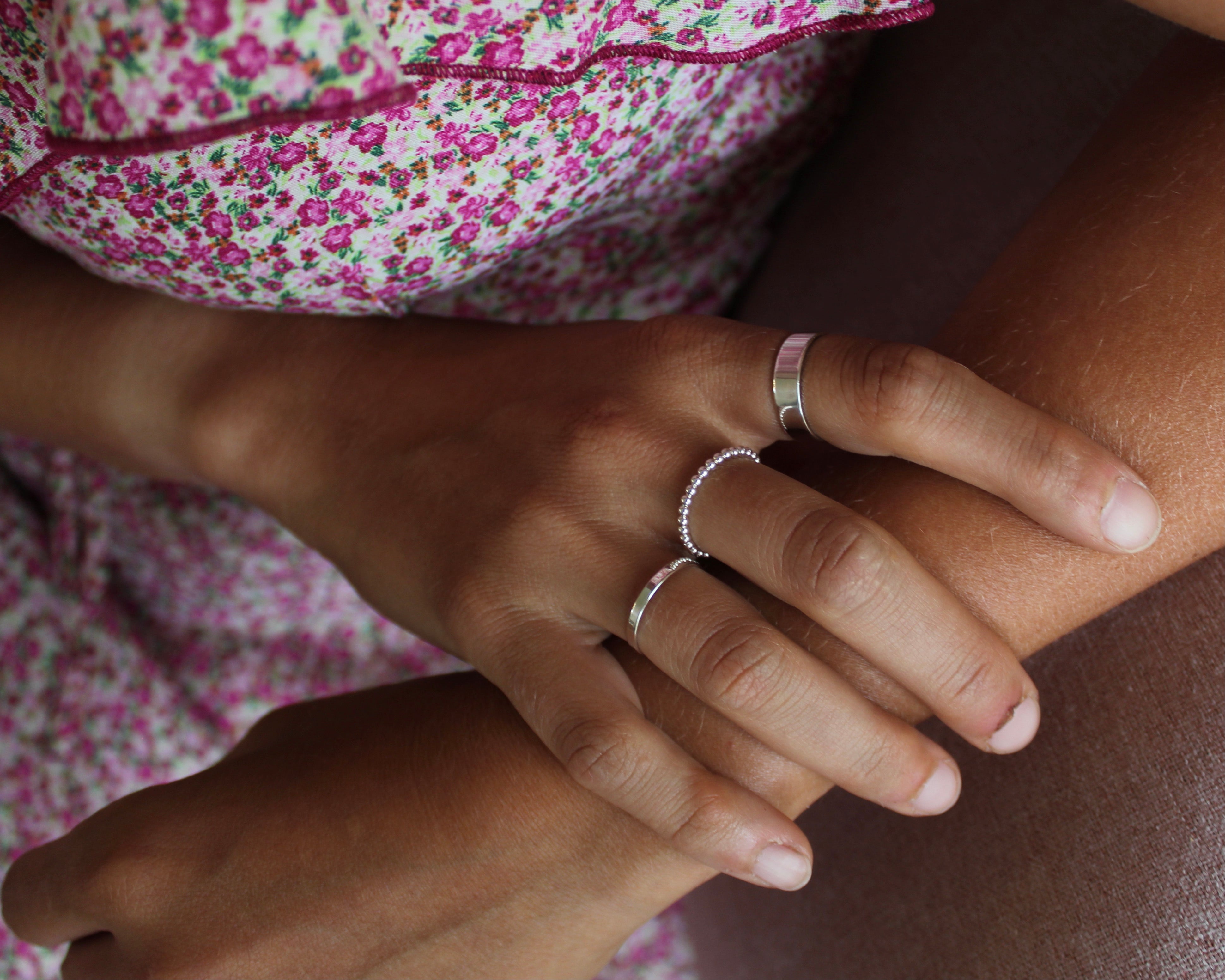 MEGAN, bague argent sterling.