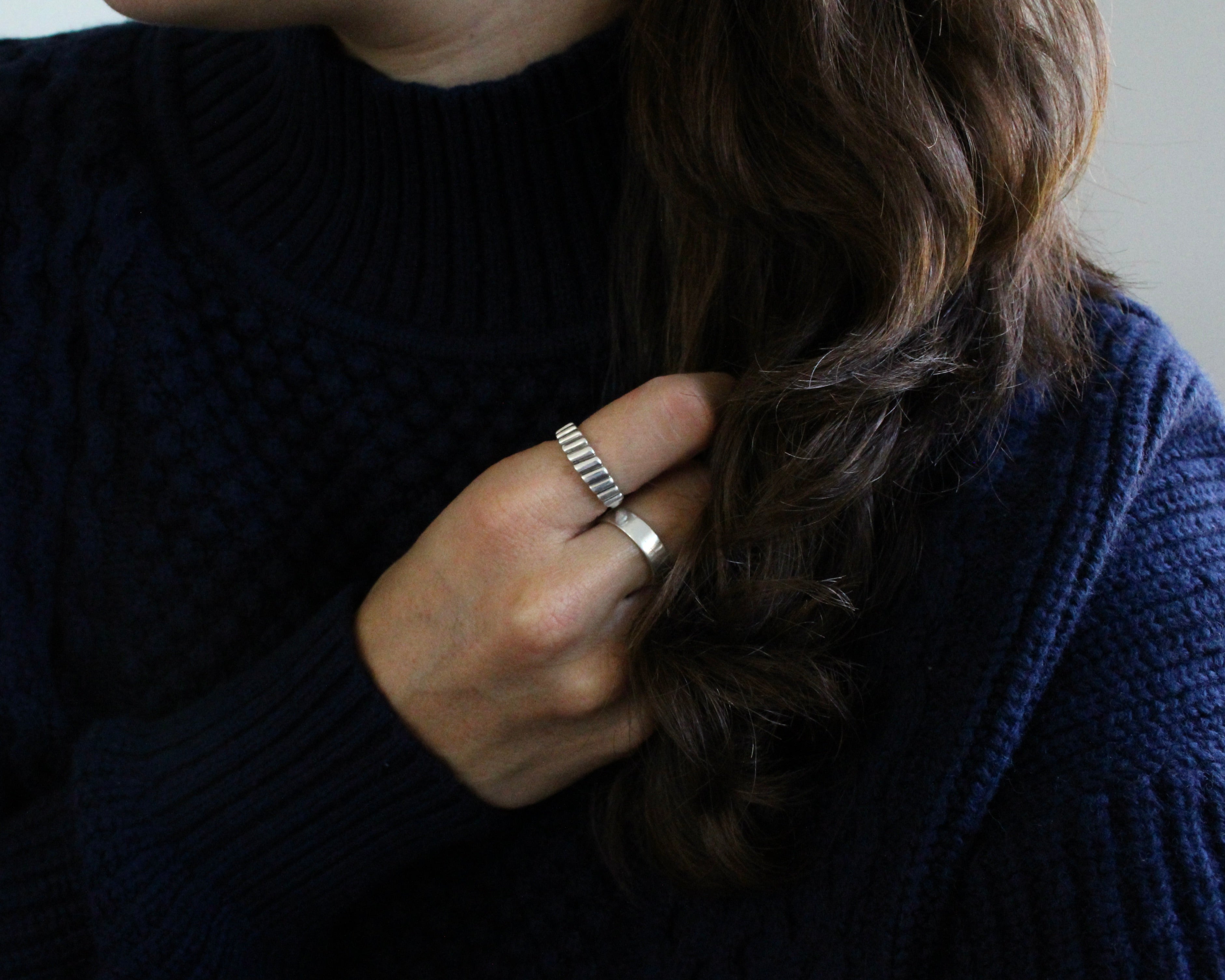 ALEXIA, bague argent sterling.