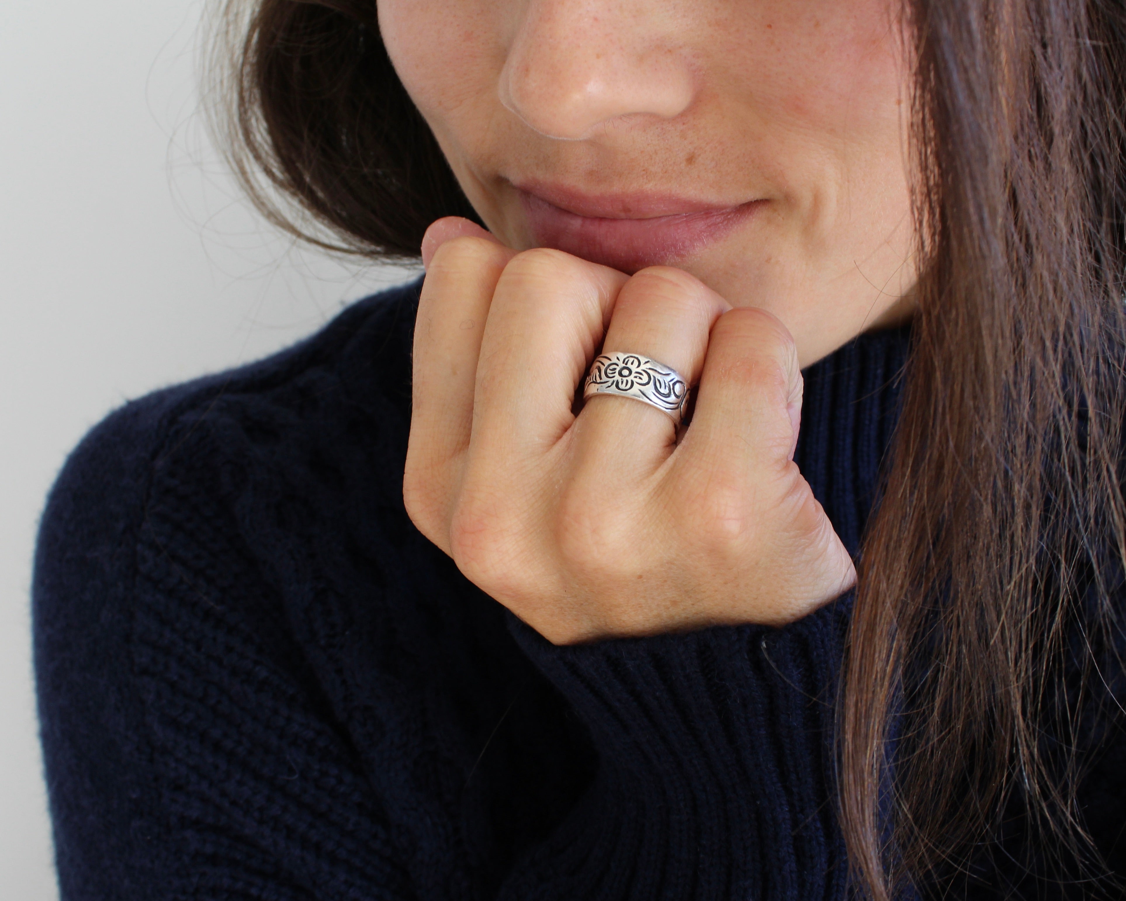 MAHA, bague argent sterling.