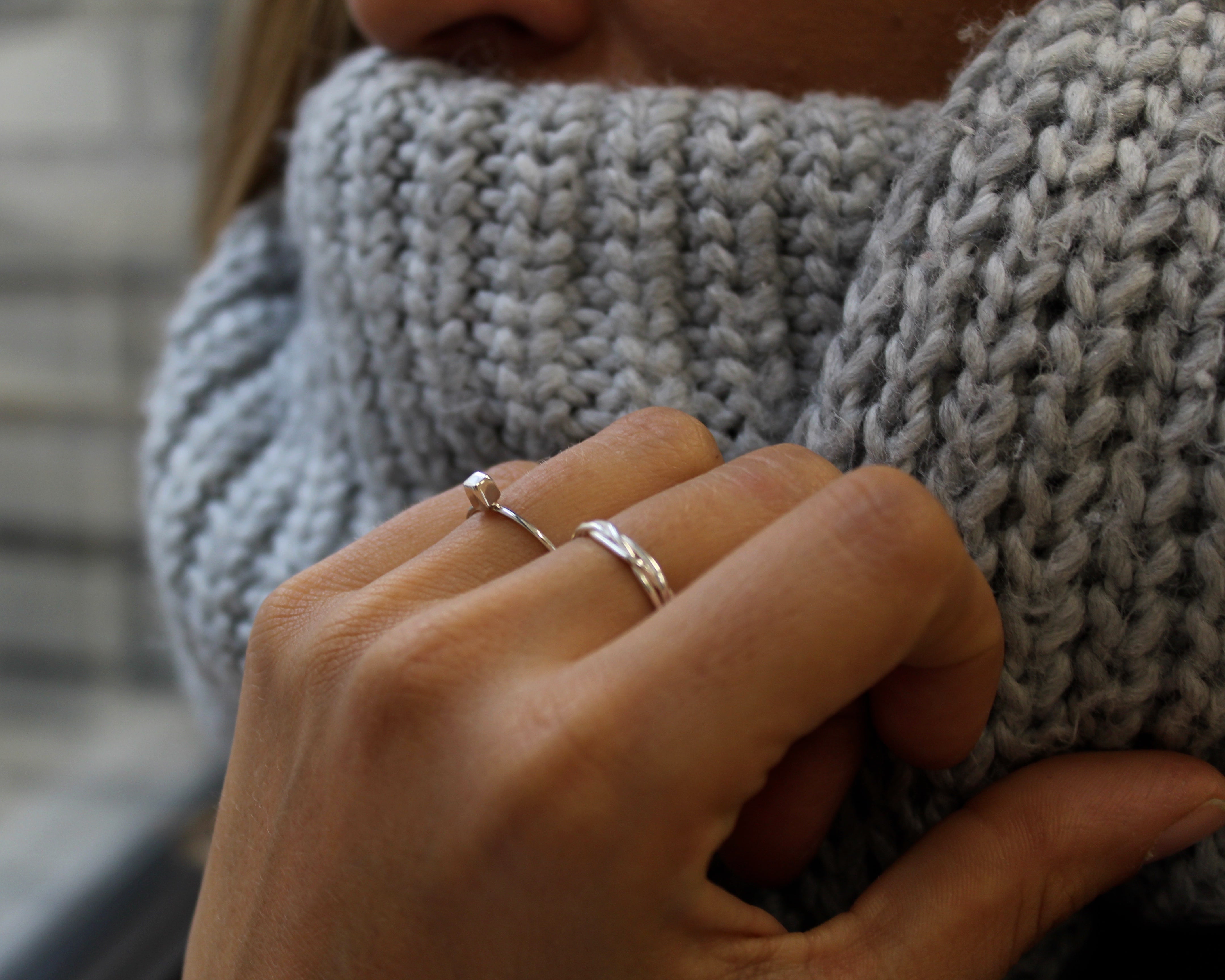 SOPHIE, bague argent sterling.