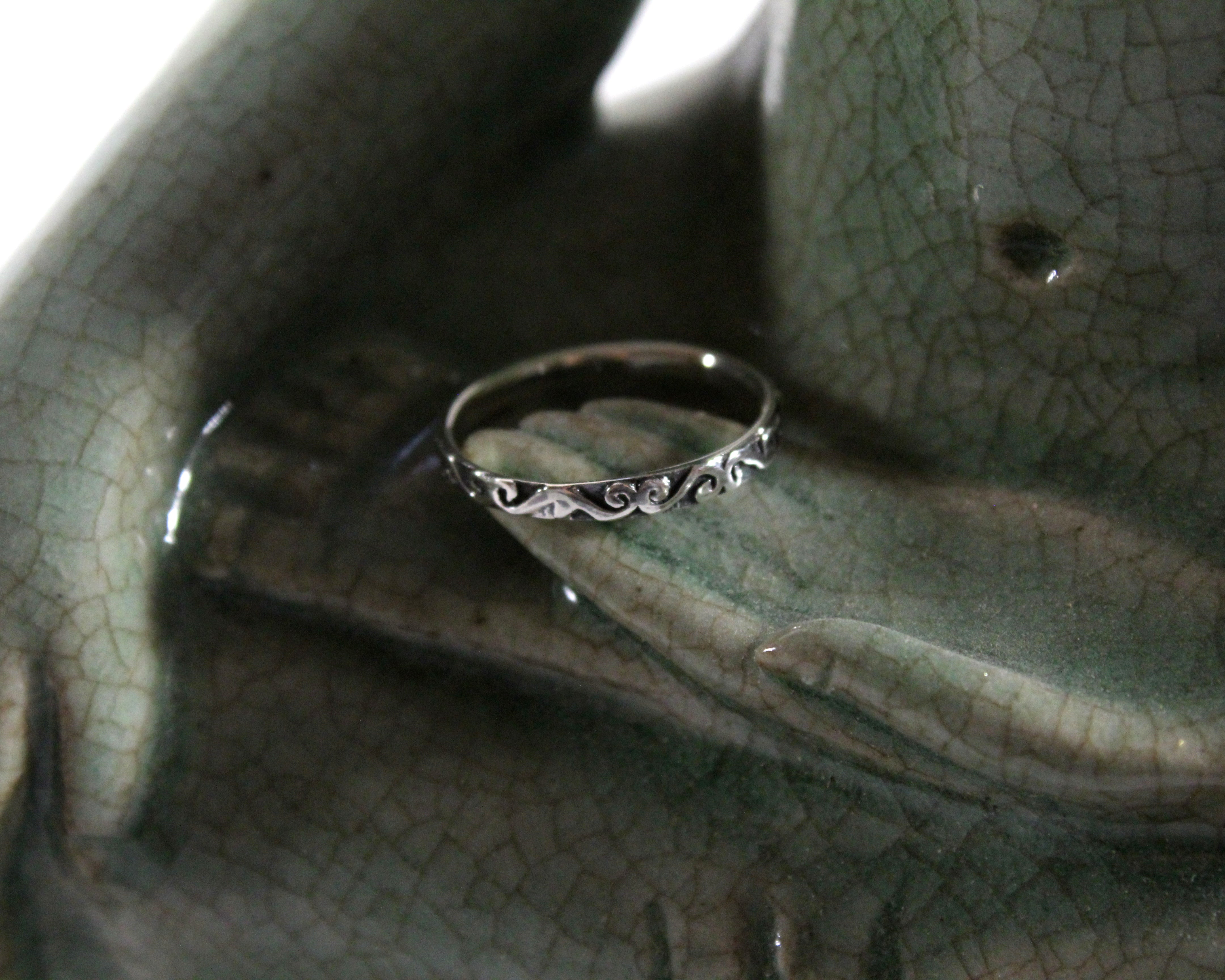 MARINE, bague argent sterling.